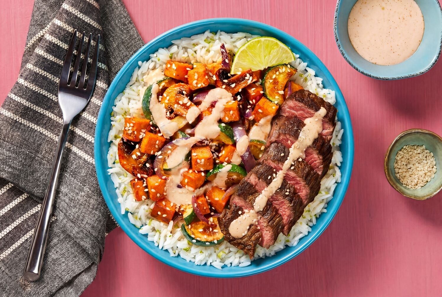 Honey Miso Steak & ‘Shroom Jumble