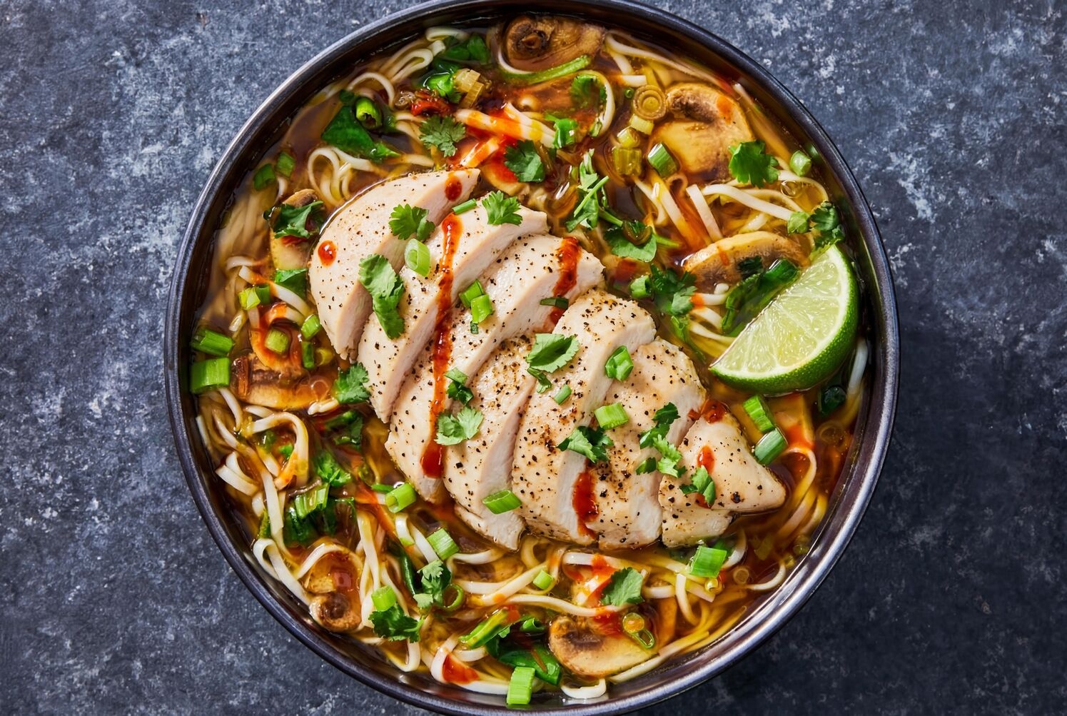 Vietnamese Pho-Style Organic Chicken Noodle Soup