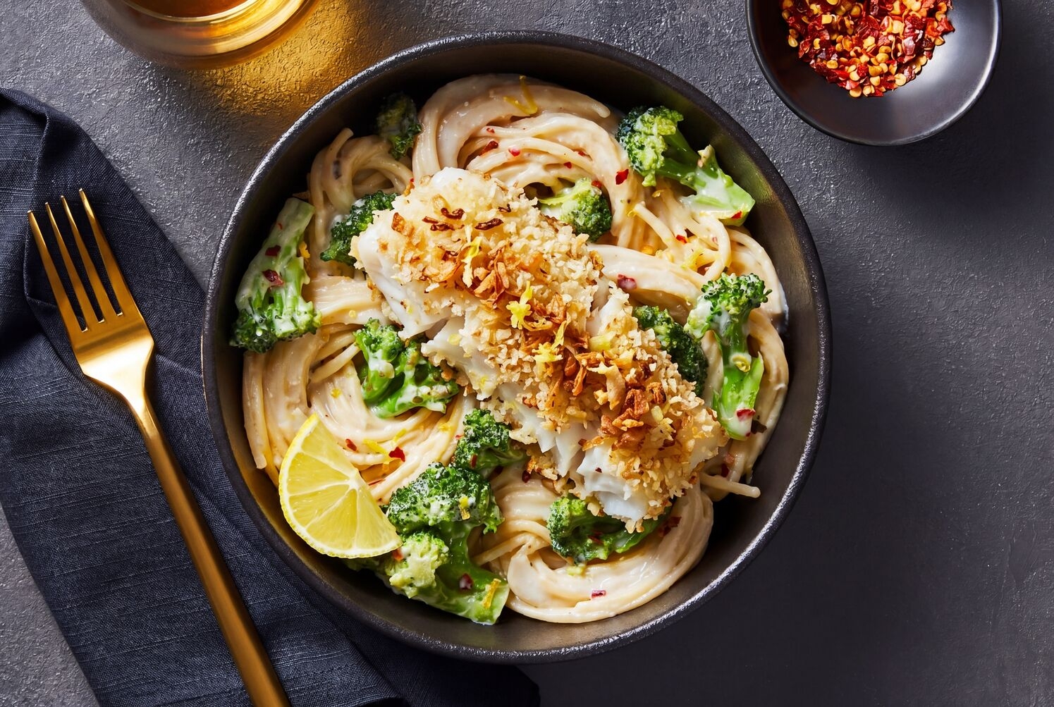 Dijon Onion Crunch Cod