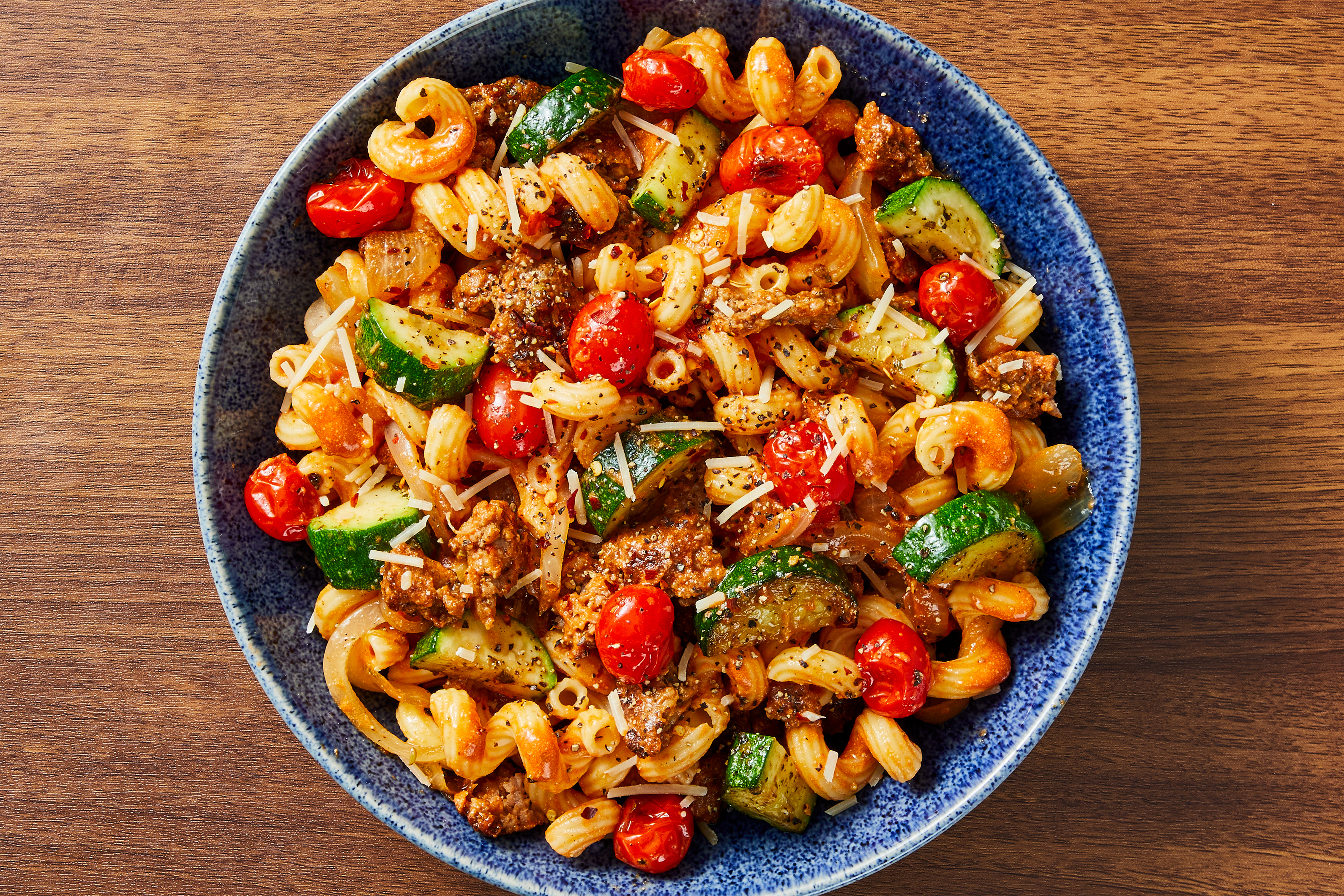 Pork Sausage Gluten-Free Fusilli Bolognese