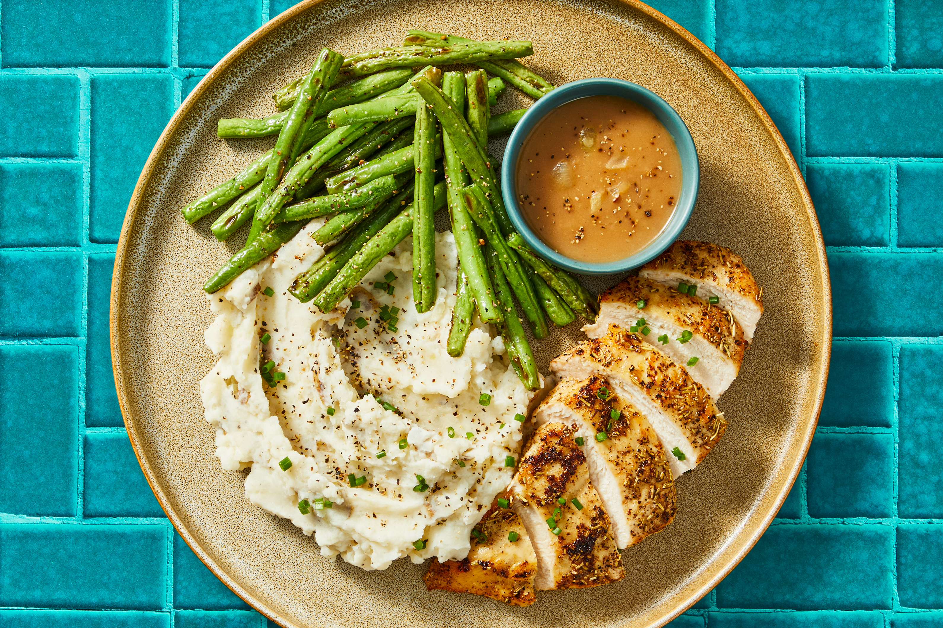 Smothered Chicken with Onion Gravy