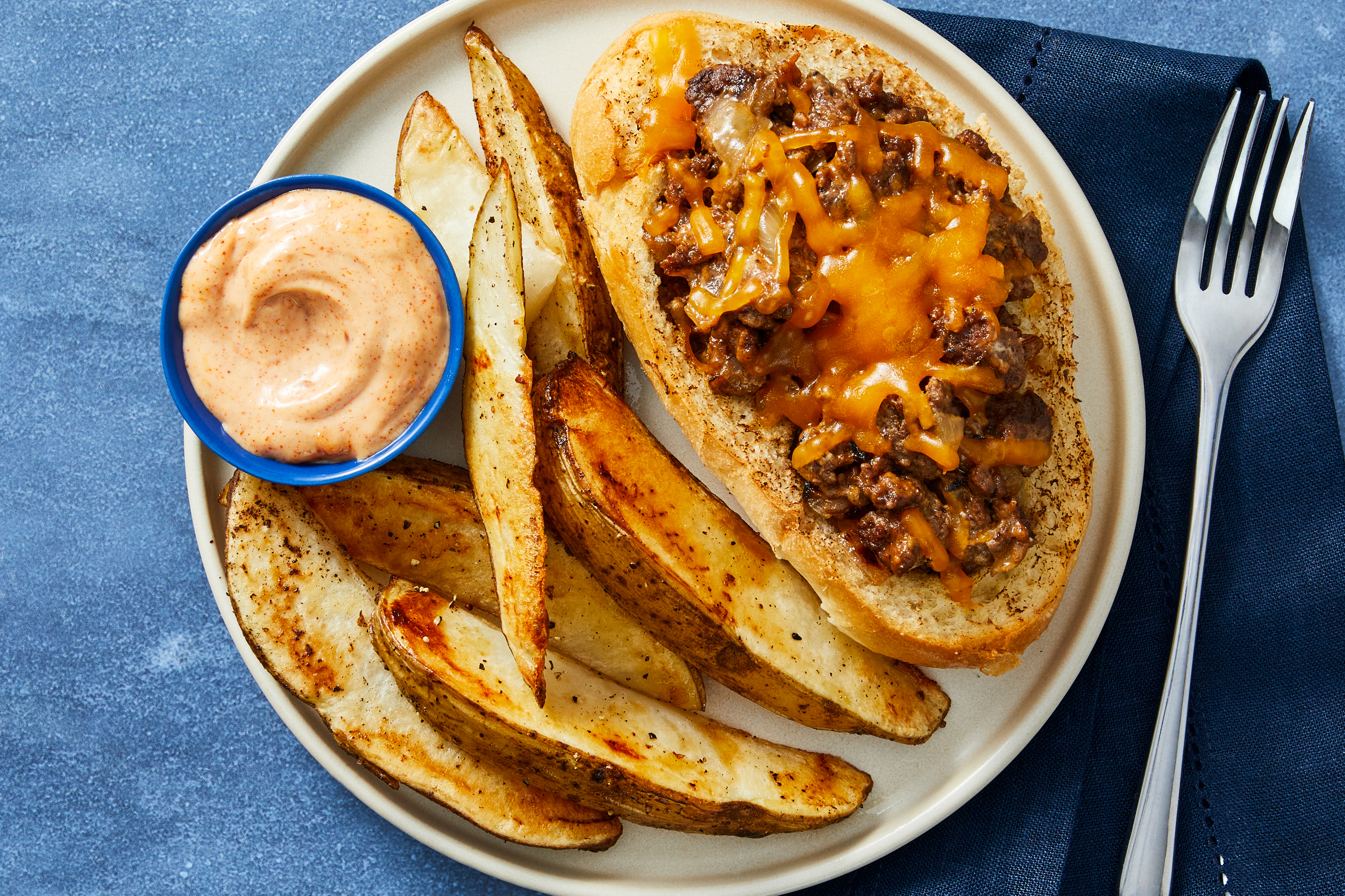 Cheddar Cheeseburger Boats