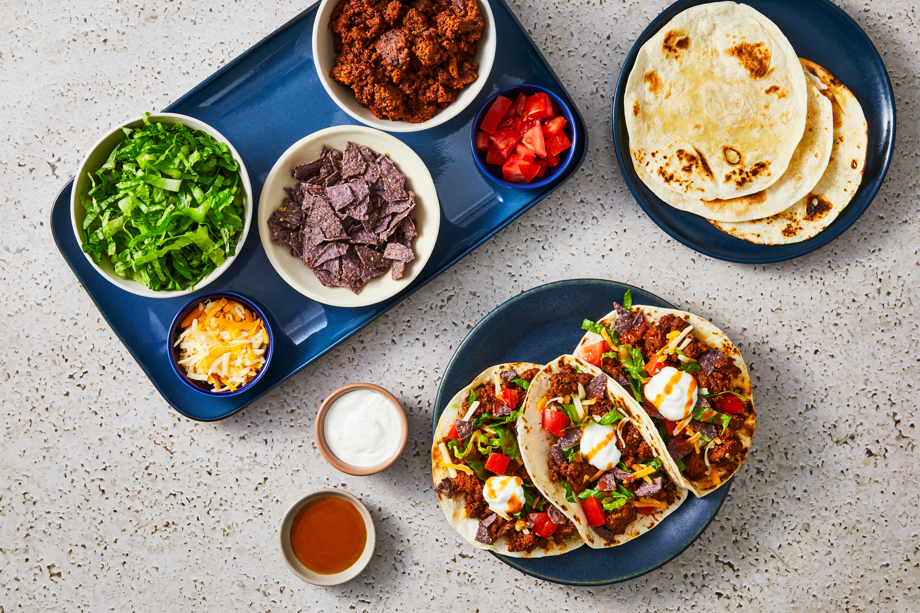 Big Batch Beef Taco Bar