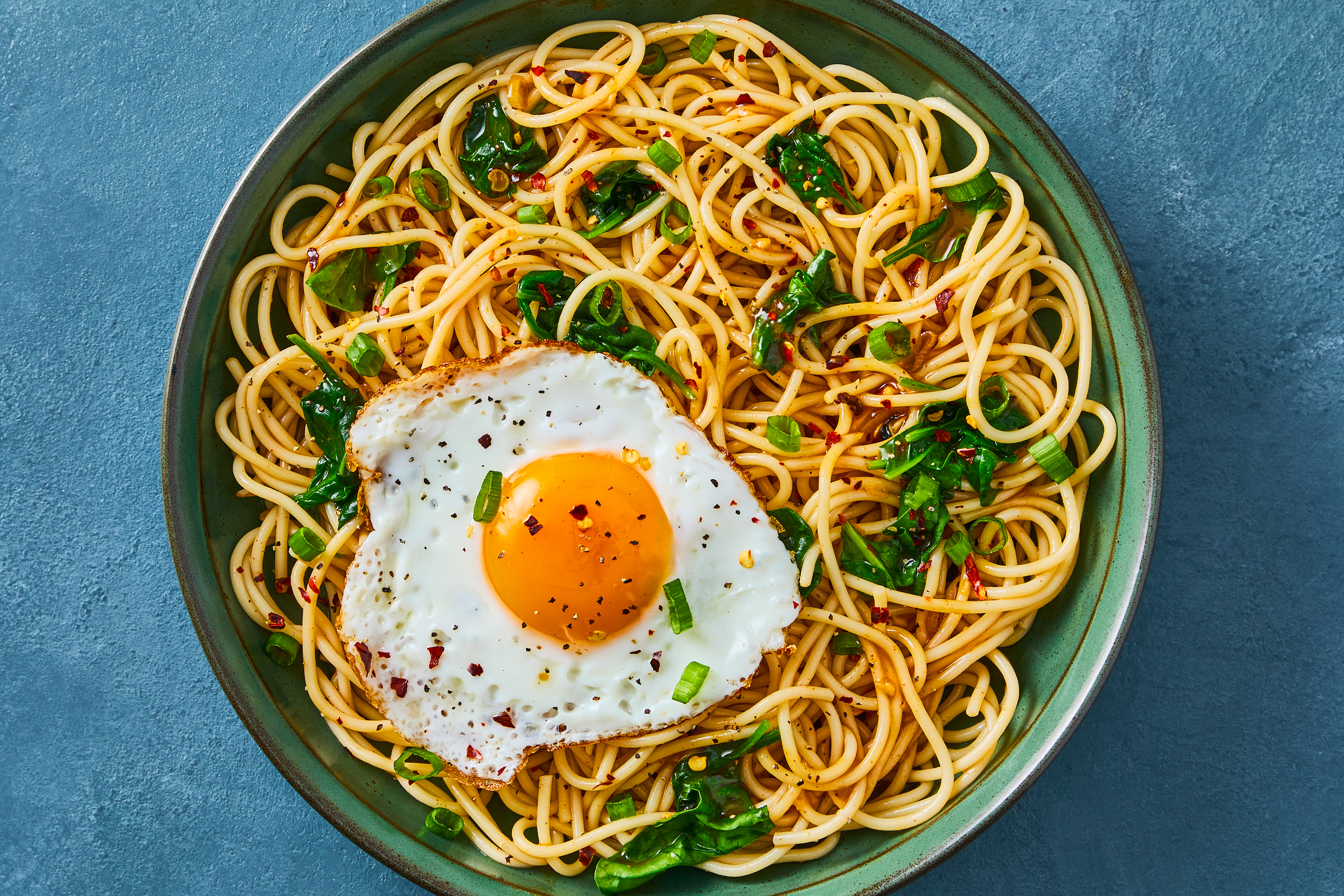 Garlic Chili Spaghetti with Chicken