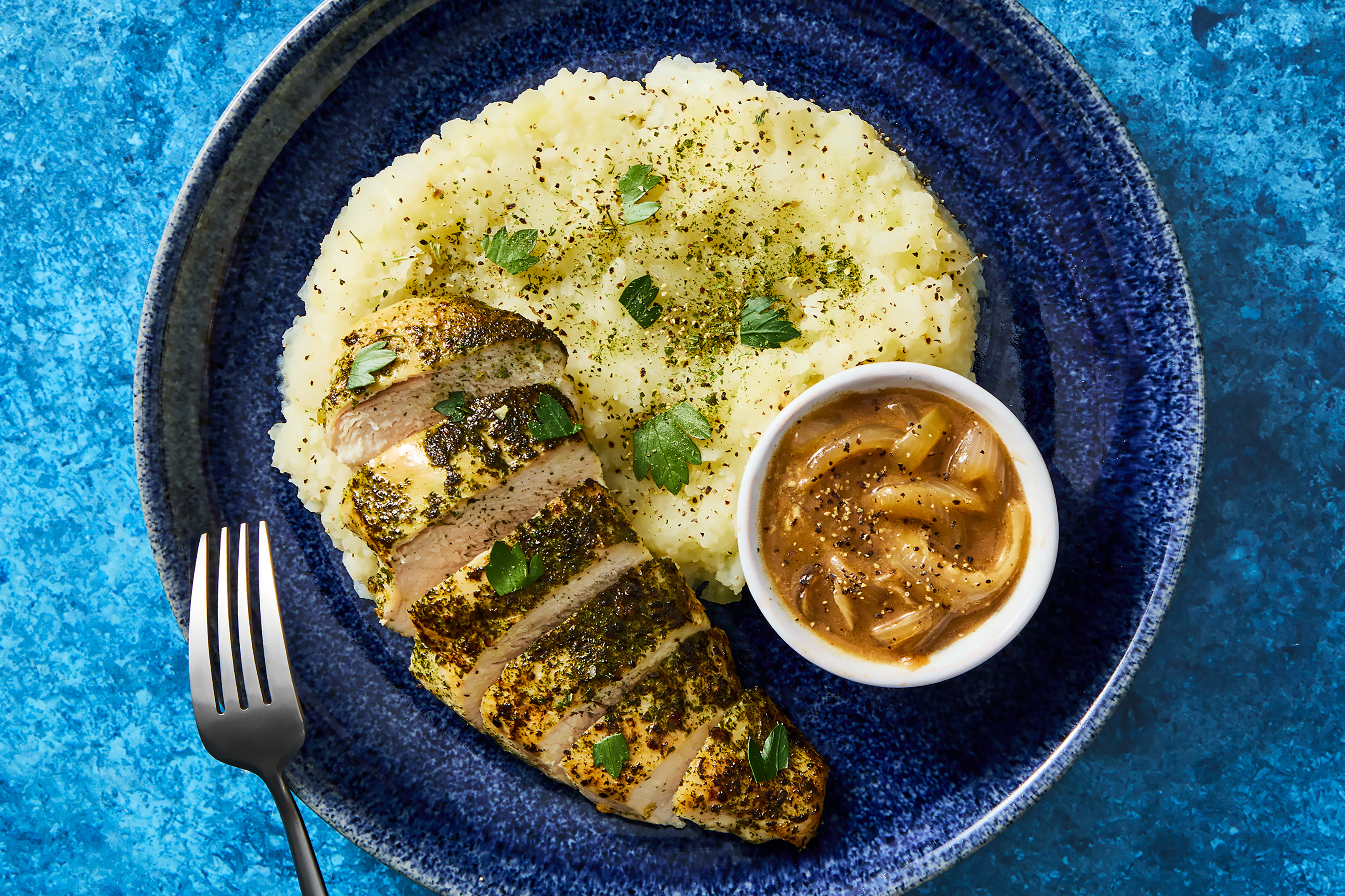 Ranch Chicken & Cauliflower-Potato Mash