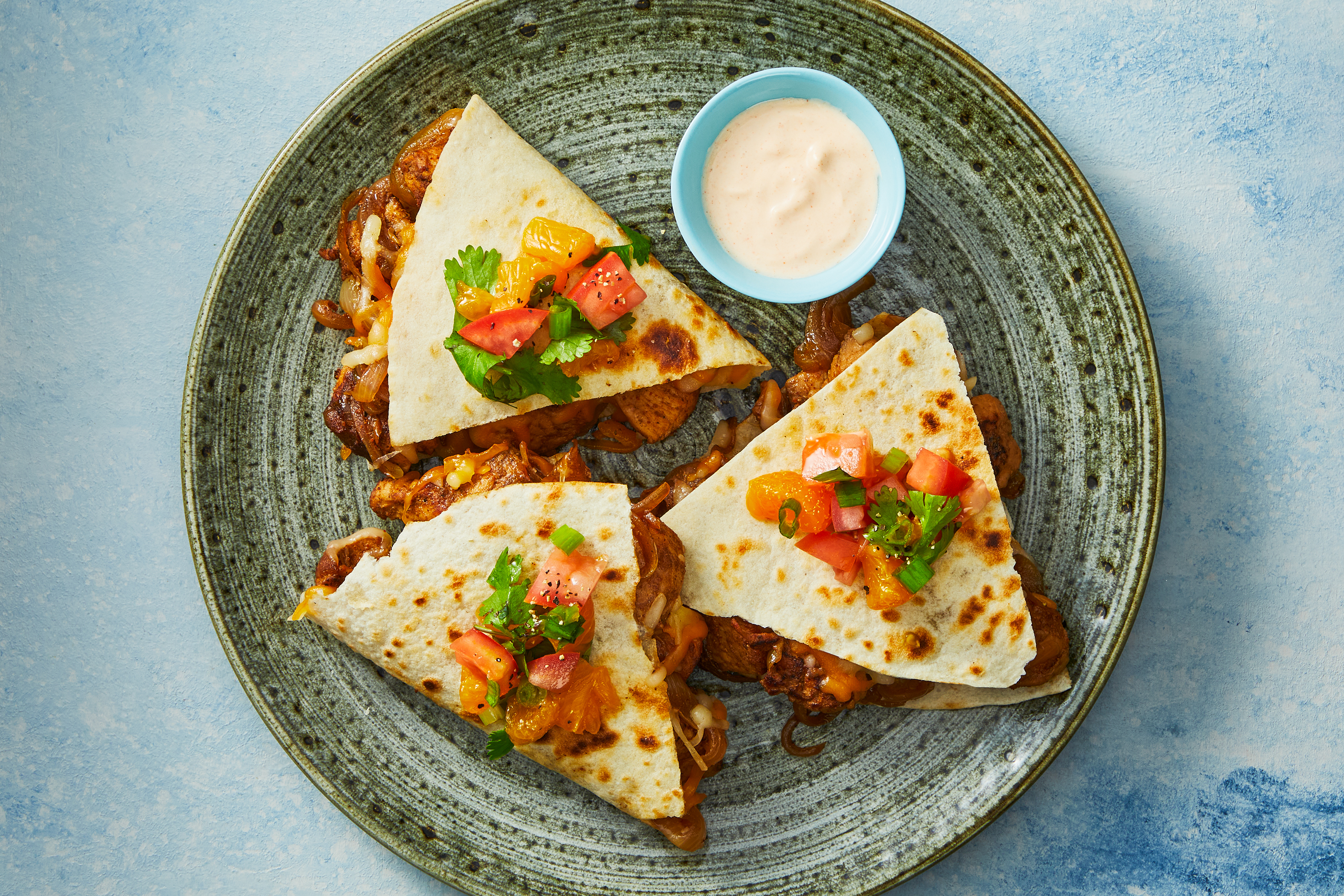 Southwest Chicken Quesadillas