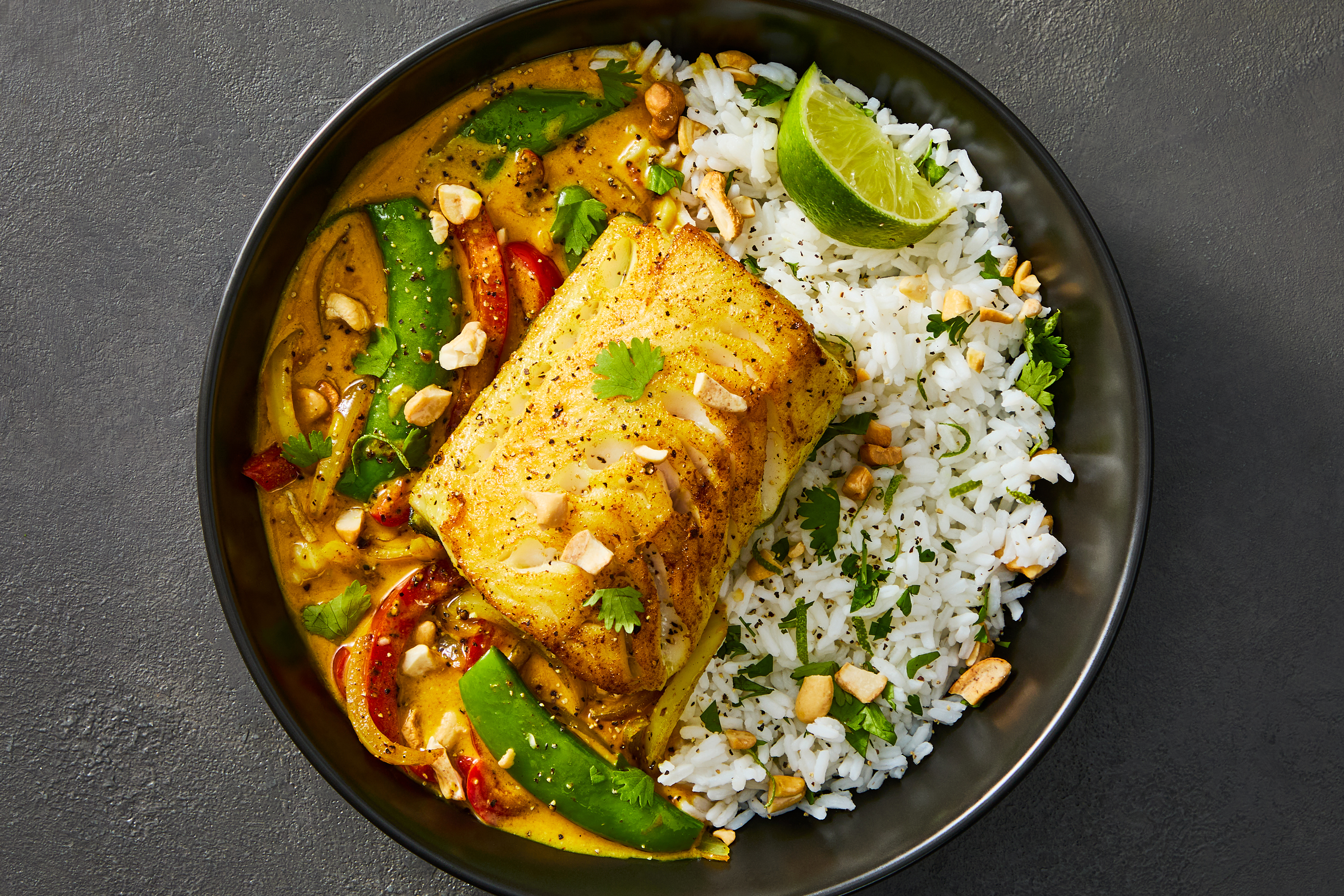 Black Cod with Coconut Curry