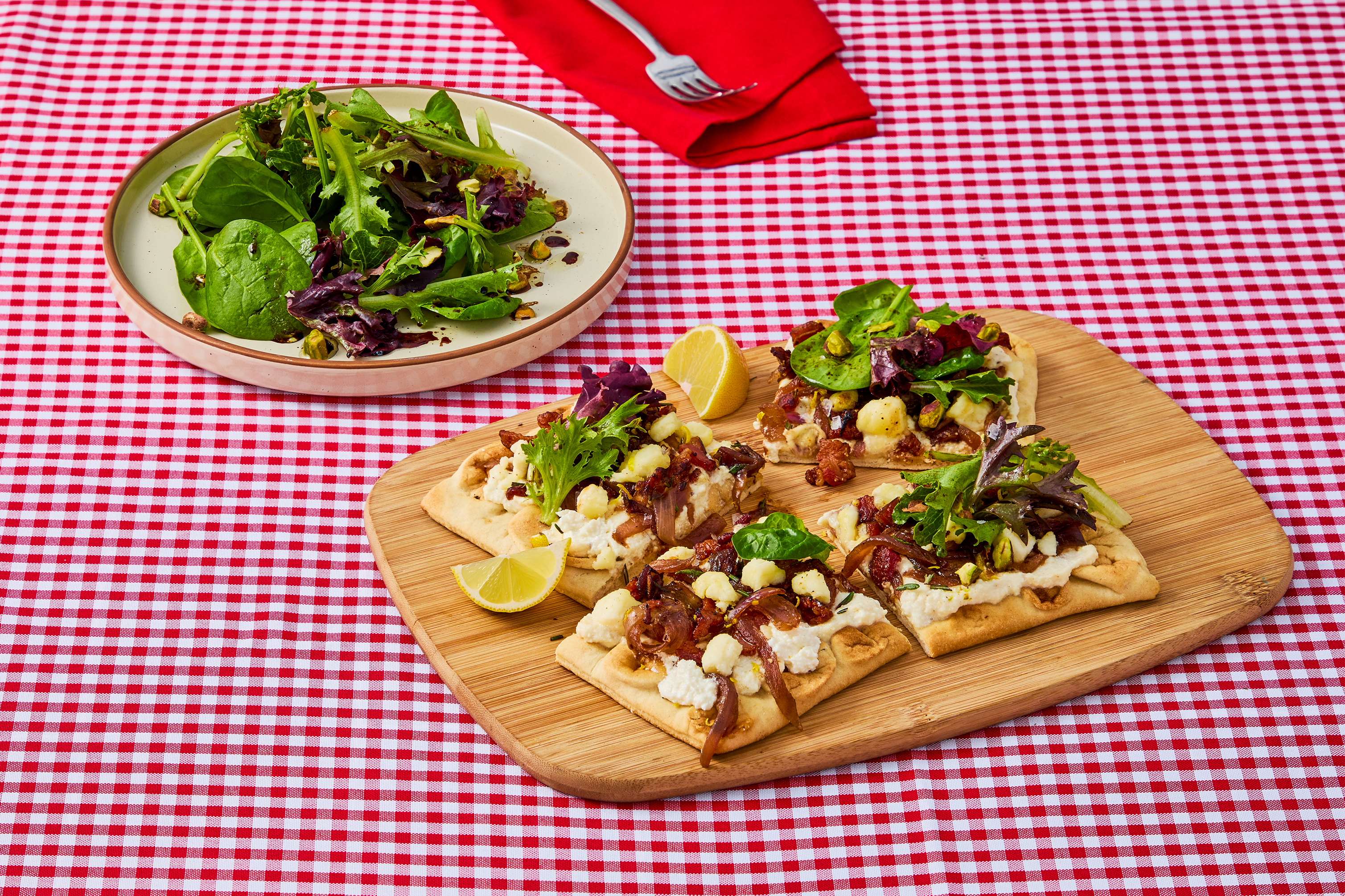 Caramelized Bacon & Date Flatbreads