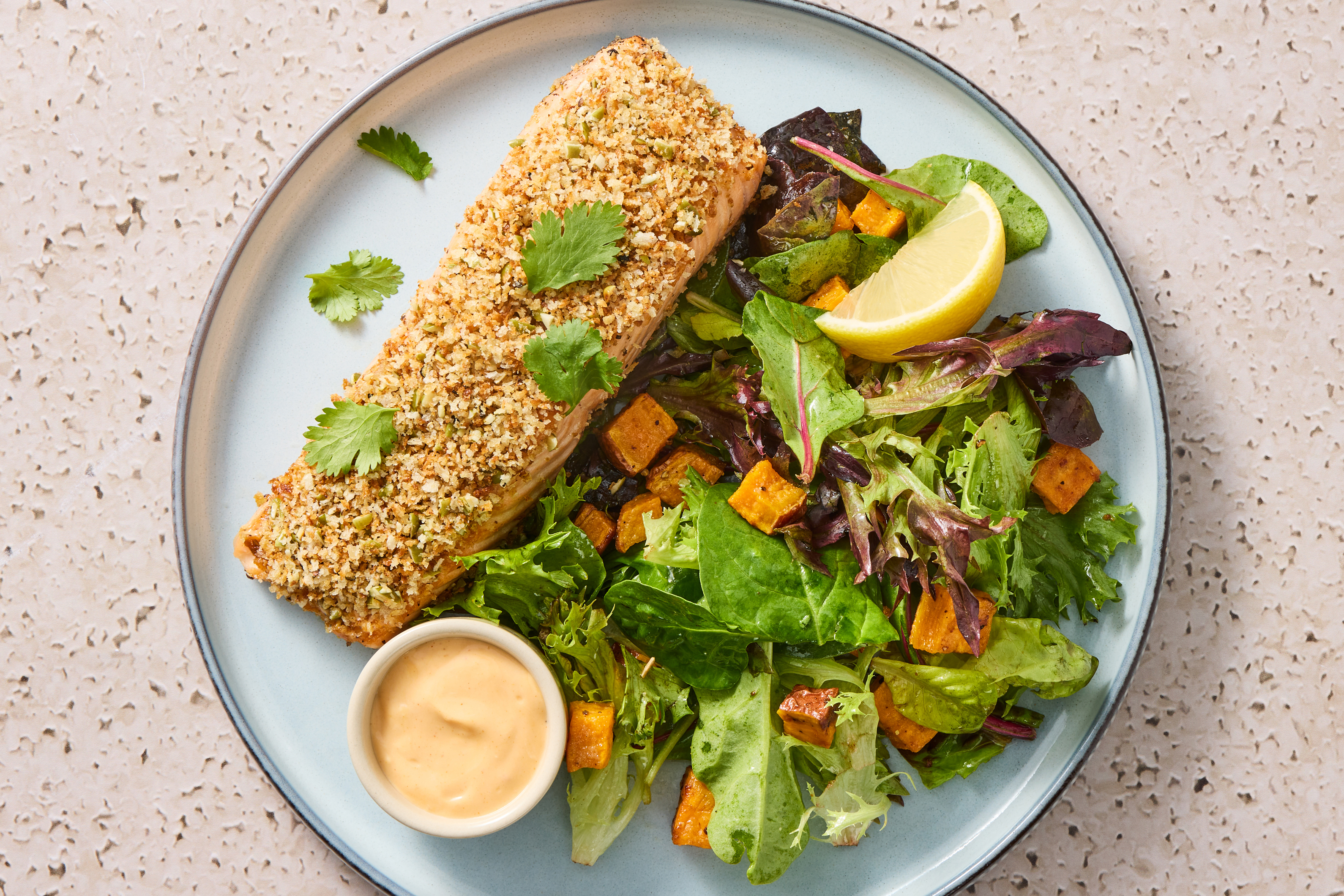 Harissa Salmon & Sweet Potato Salad