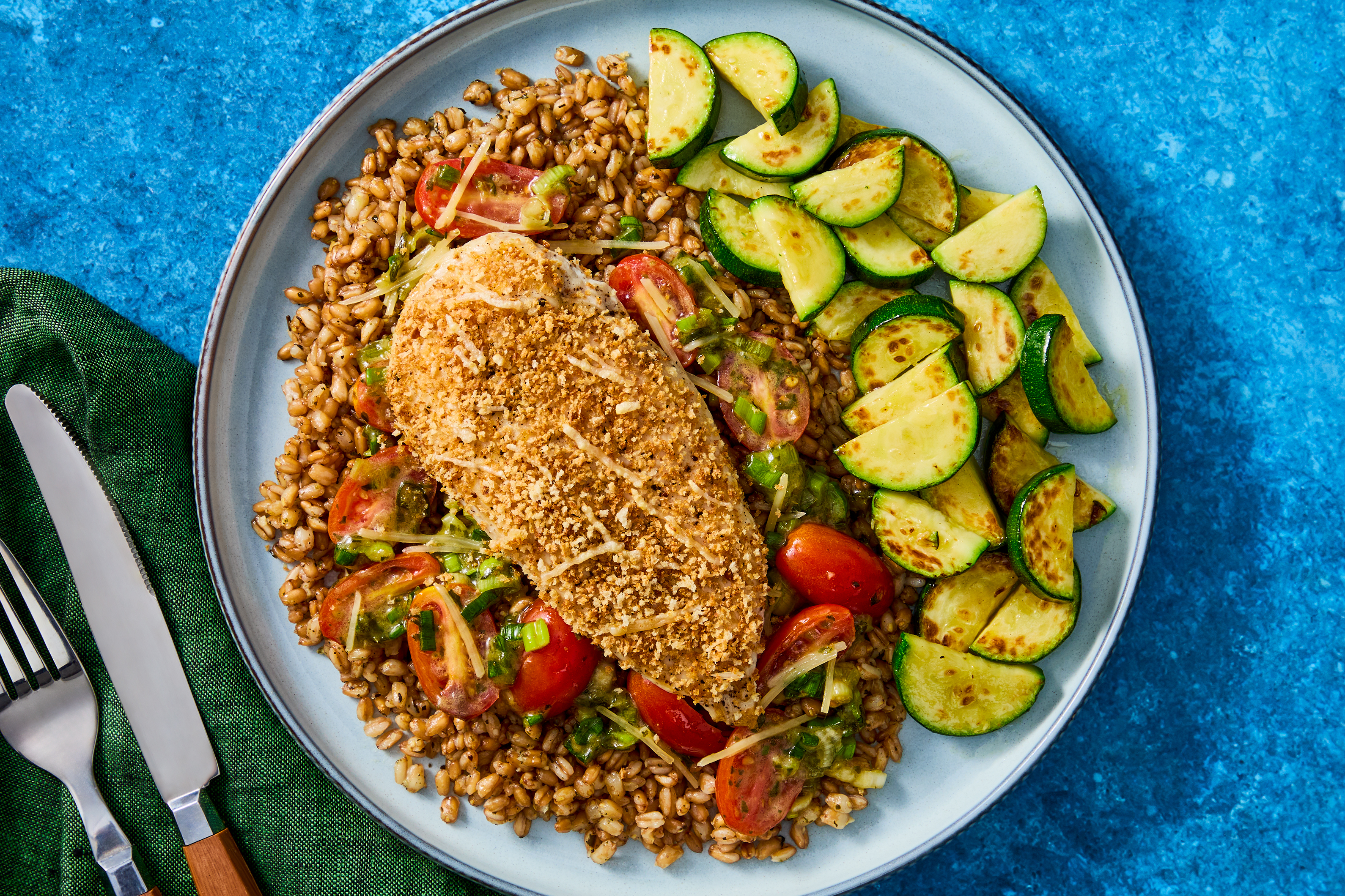 Air Fryer Parmesan-Crusted Chicken