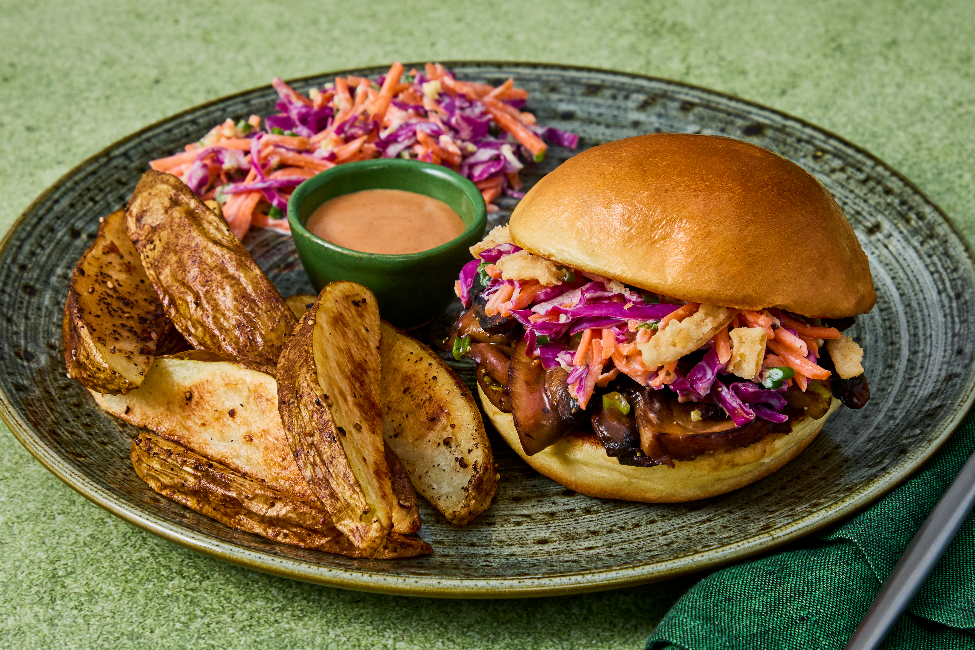 BBQ Bacon & Portobello Sandos