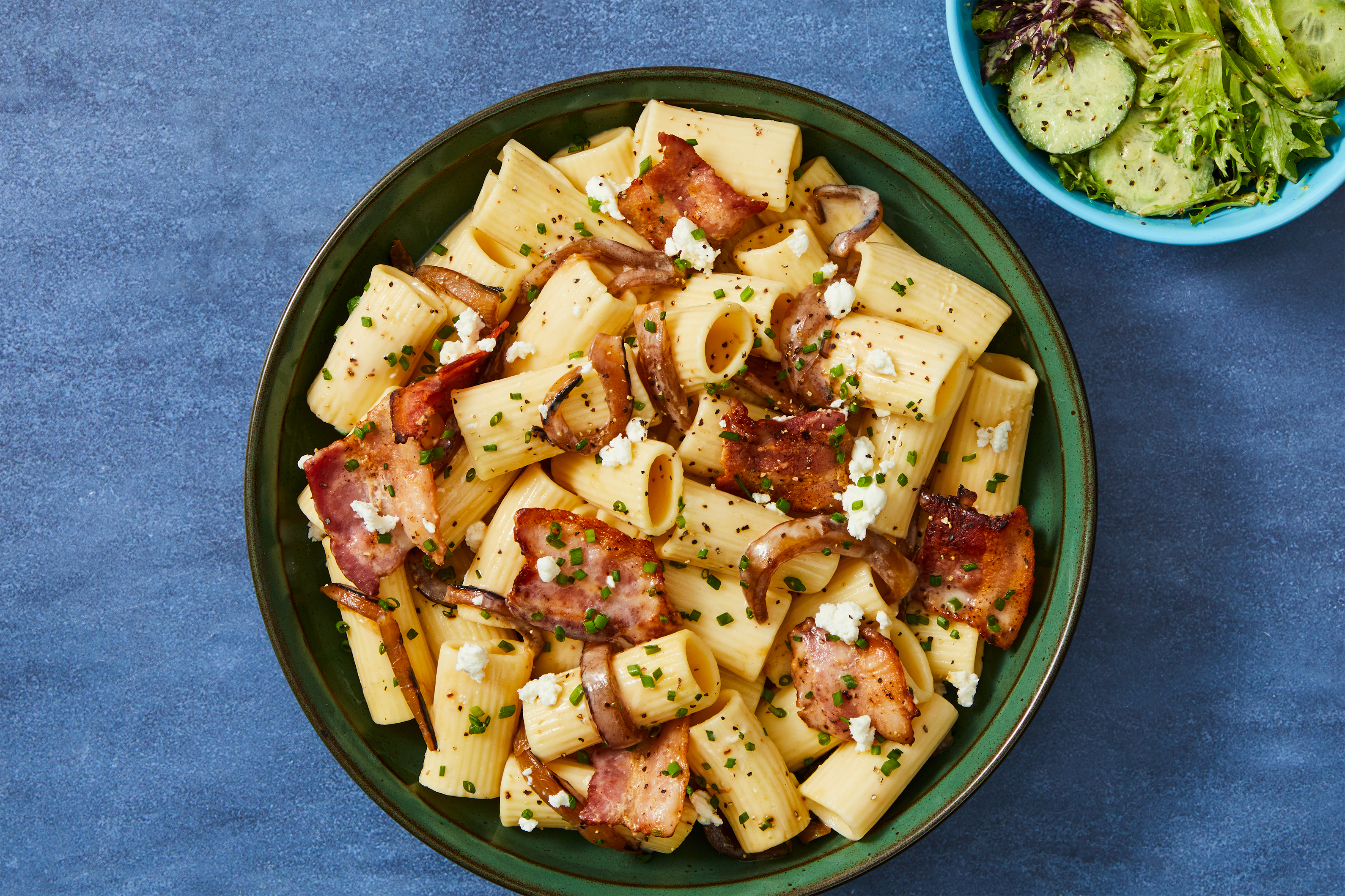 Bacon & Goat Cheese Rigatoni 