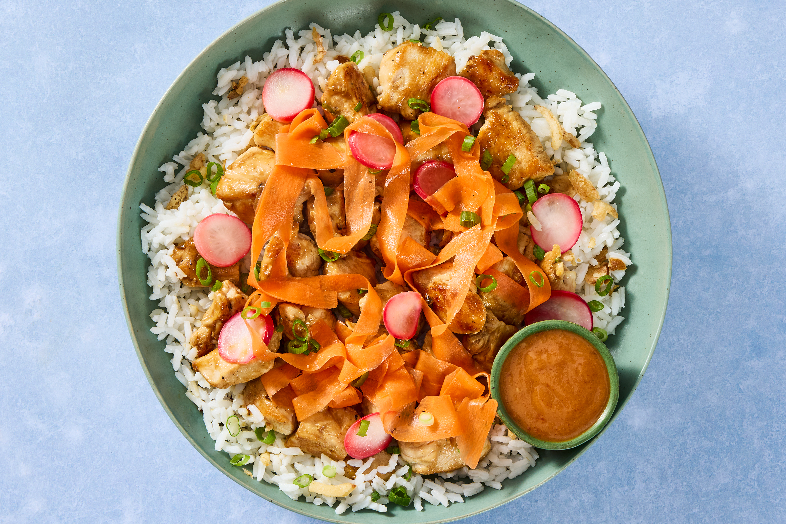 Lemongrass-Ginger Chicken Rice Bowls