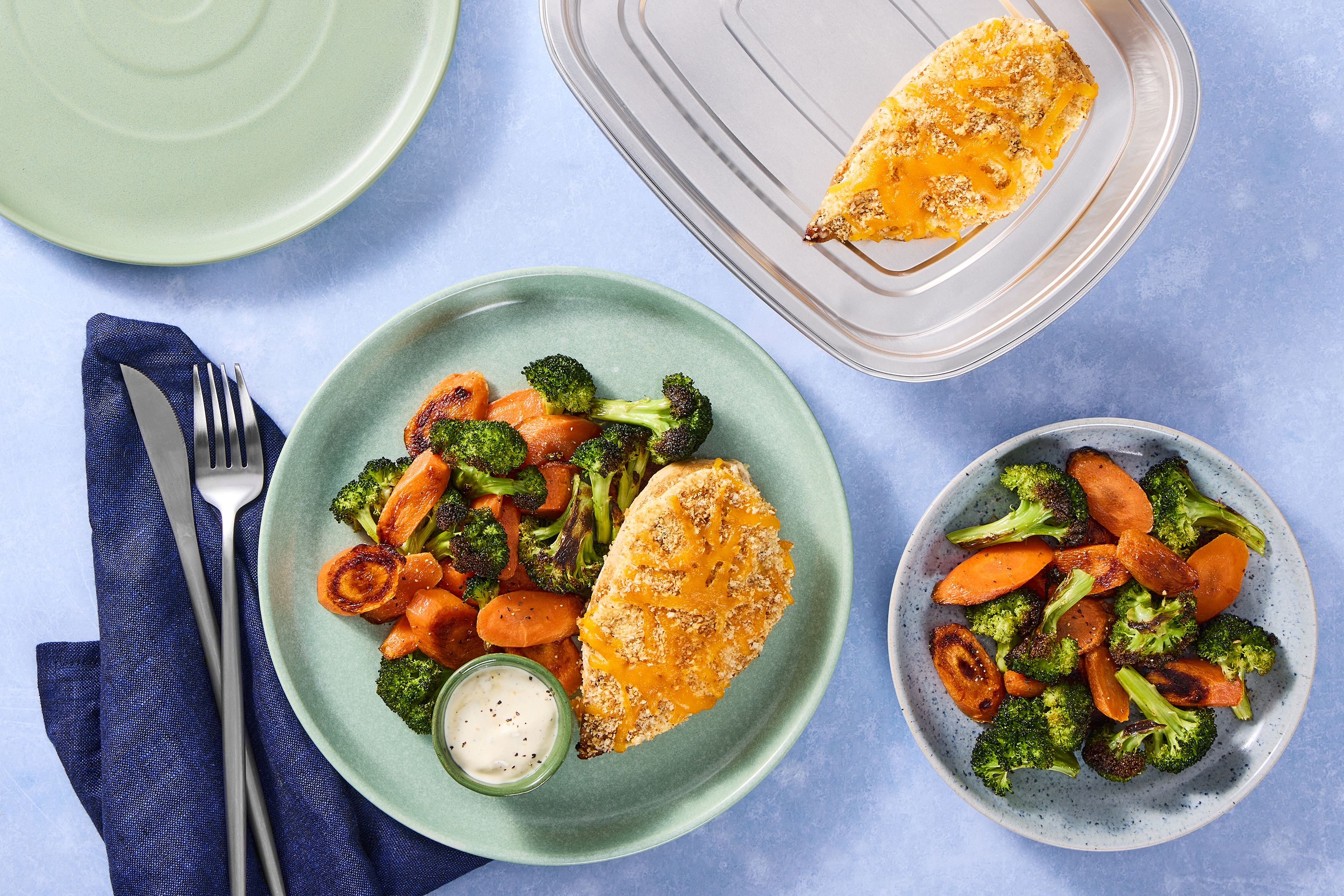 Prep & Bake Cheddar-Crusted Chicken