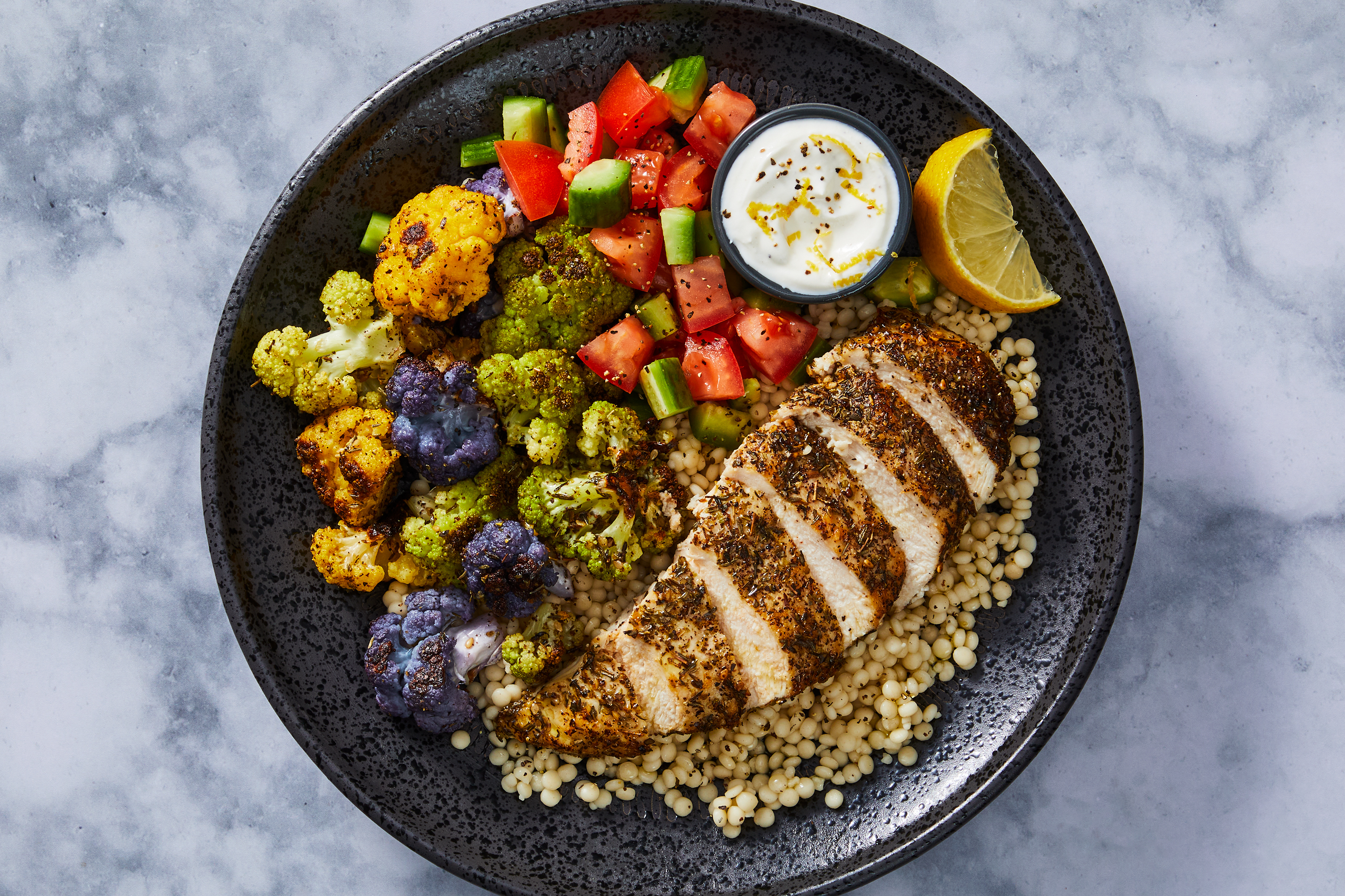 Za’atar Chicken & Israeli Couscous Bowls