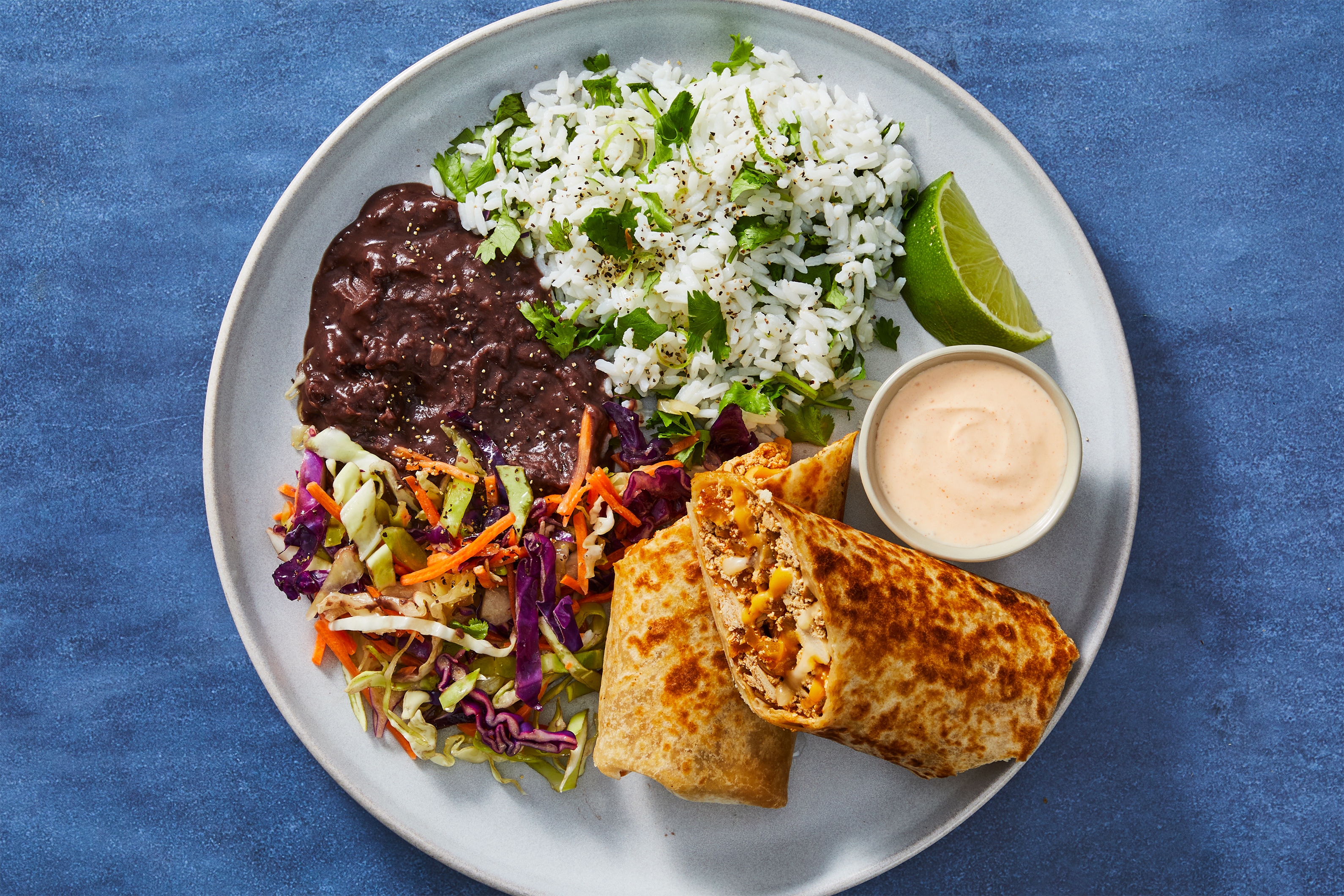 Crispy Southwest Tofu Chimichangas