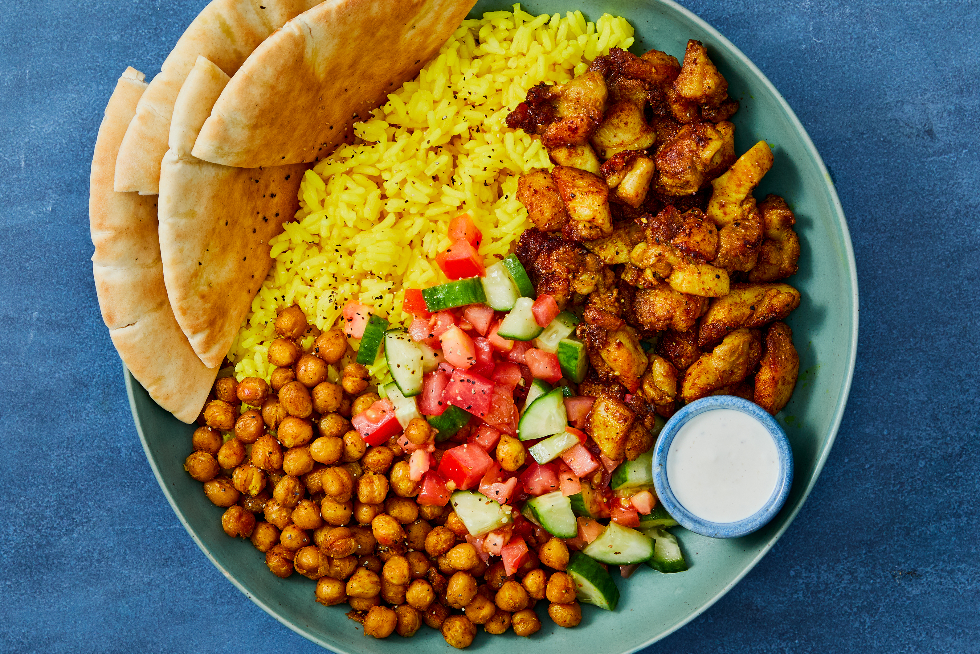 Shawarma Dark Meat Chicken & Turmeric Rice Bowls