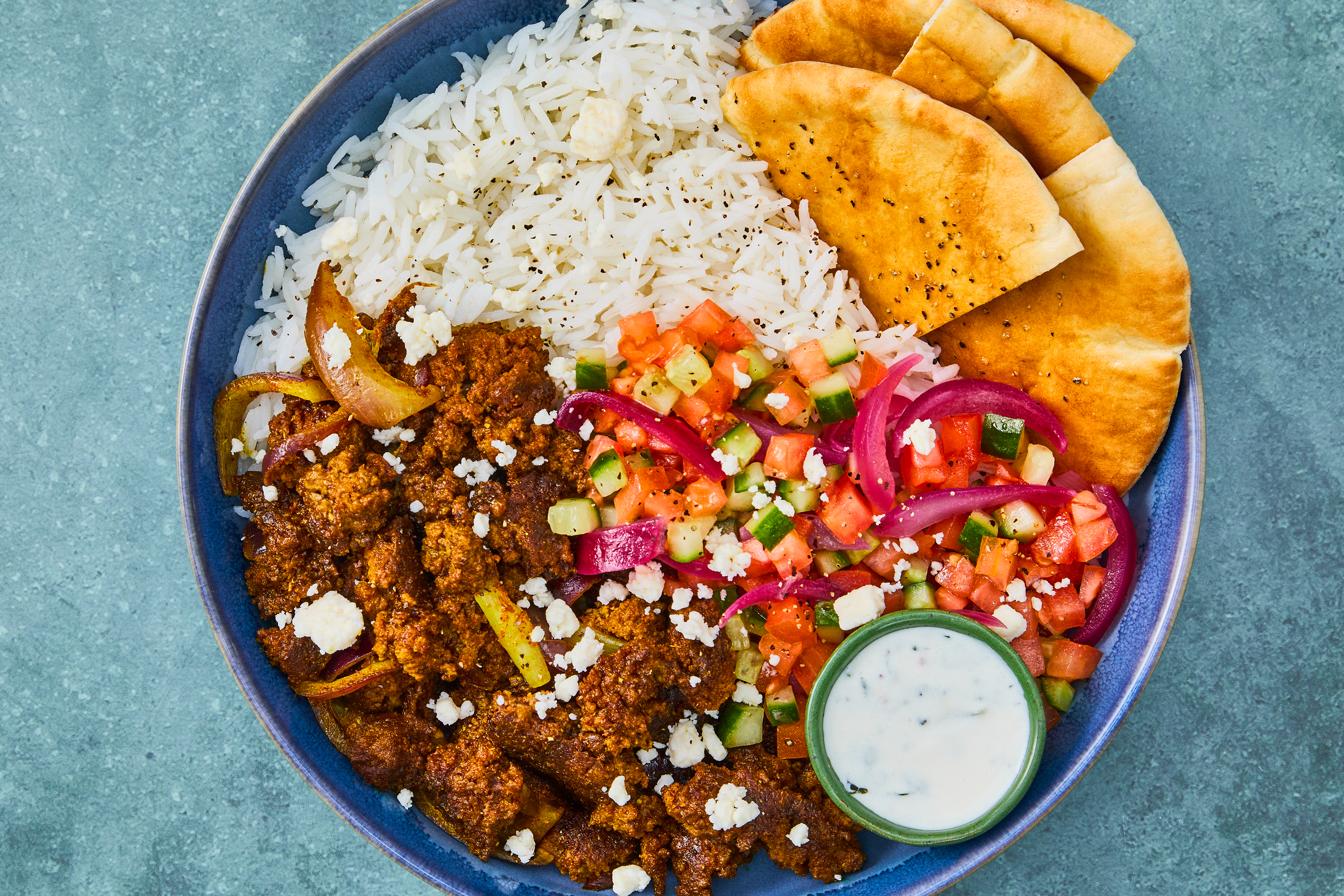Shawarma-Spiced Chicken & Rice Bowls