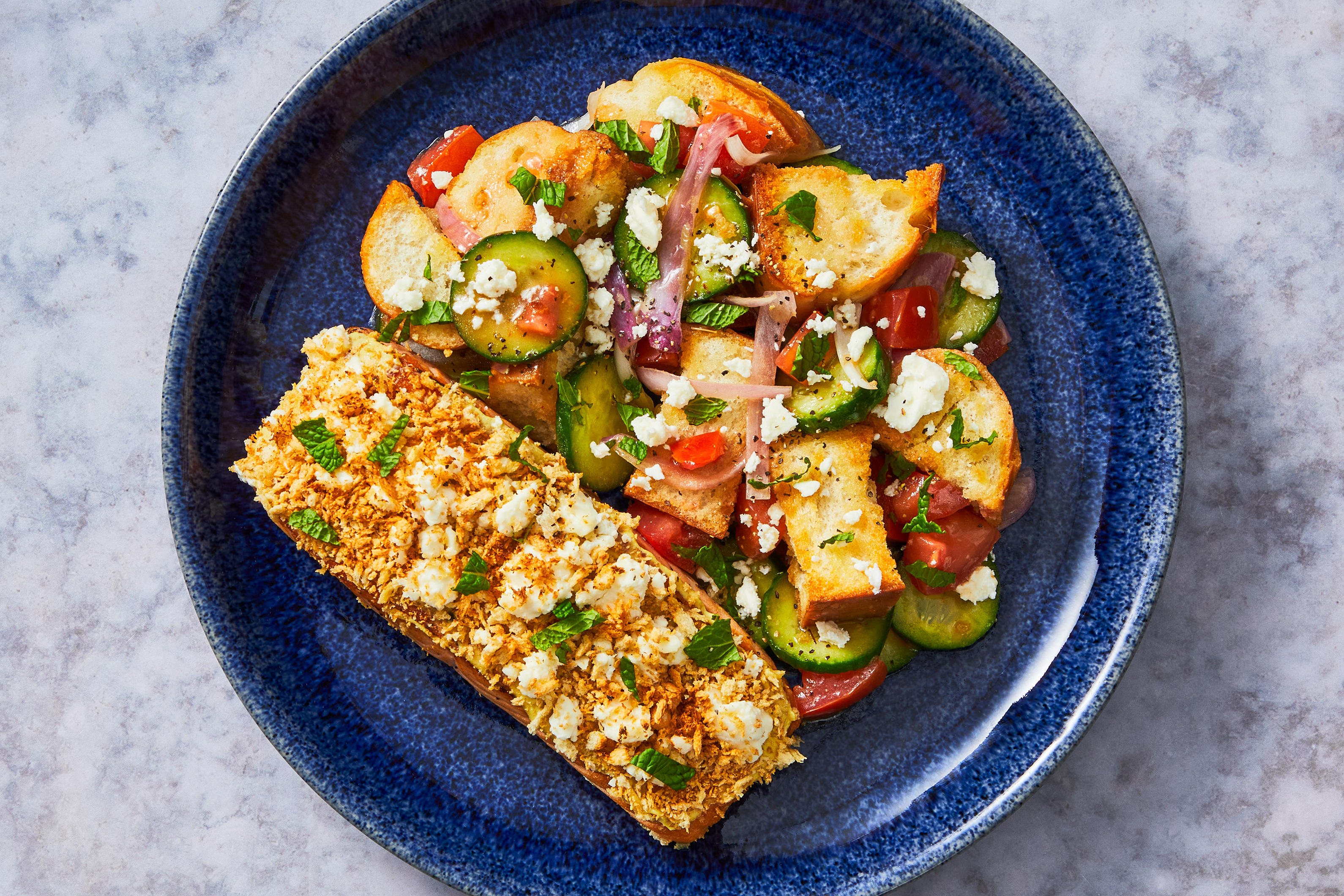 Feta & Mint-Crusted Rainbow Trout