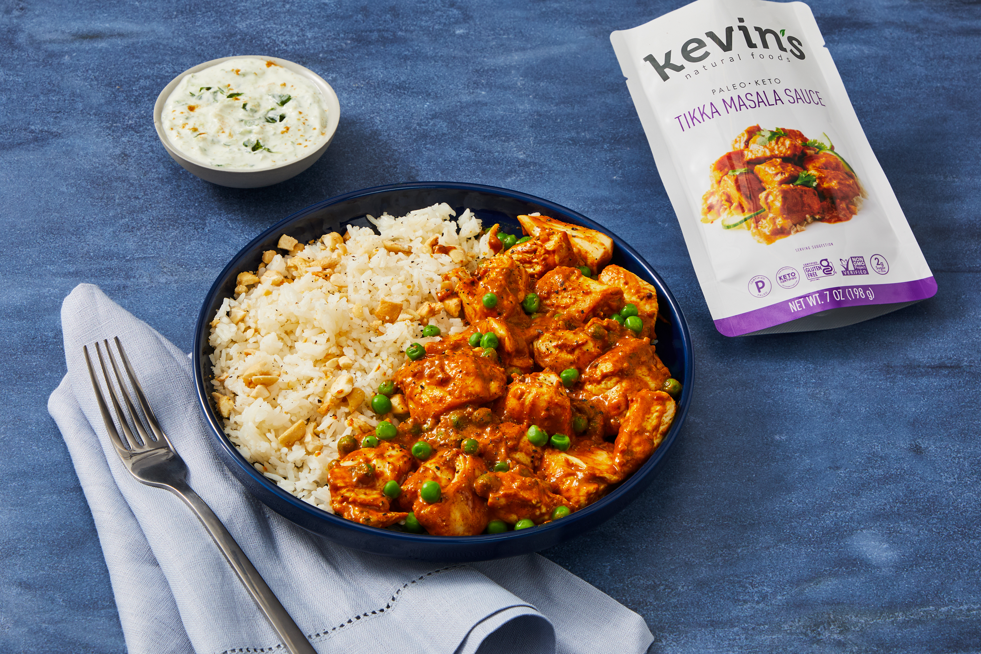 Low-Lift Chicken Tikka Masala & Cashew Rice