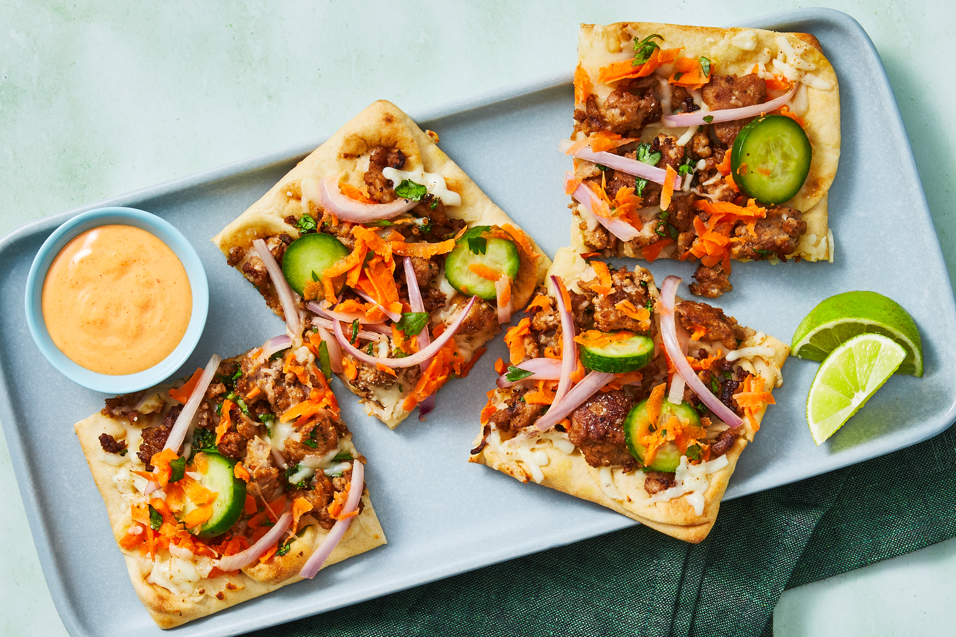 Pork Banh Mi Flatbreads