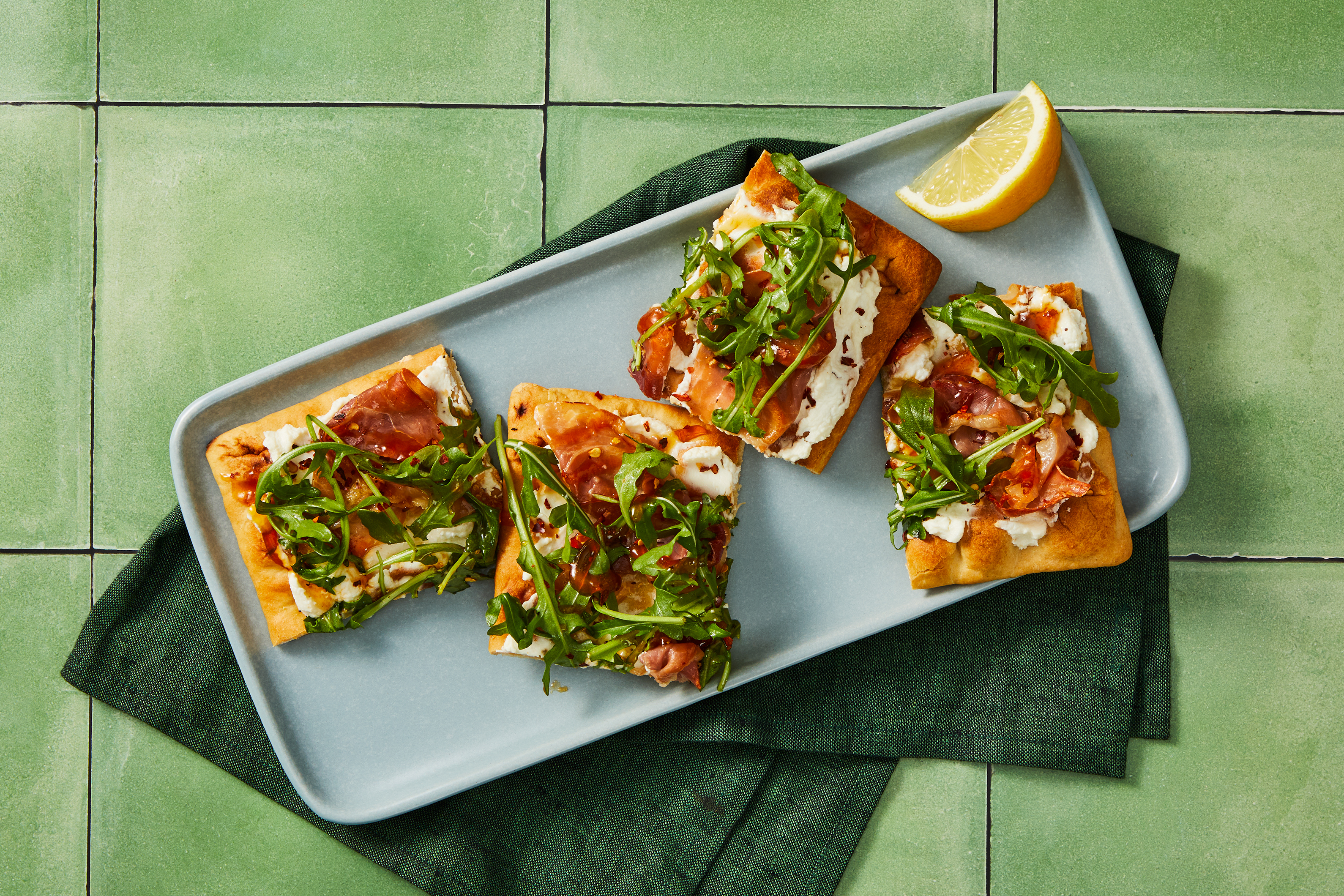 Prosciutto & Ricotta Flatbreads