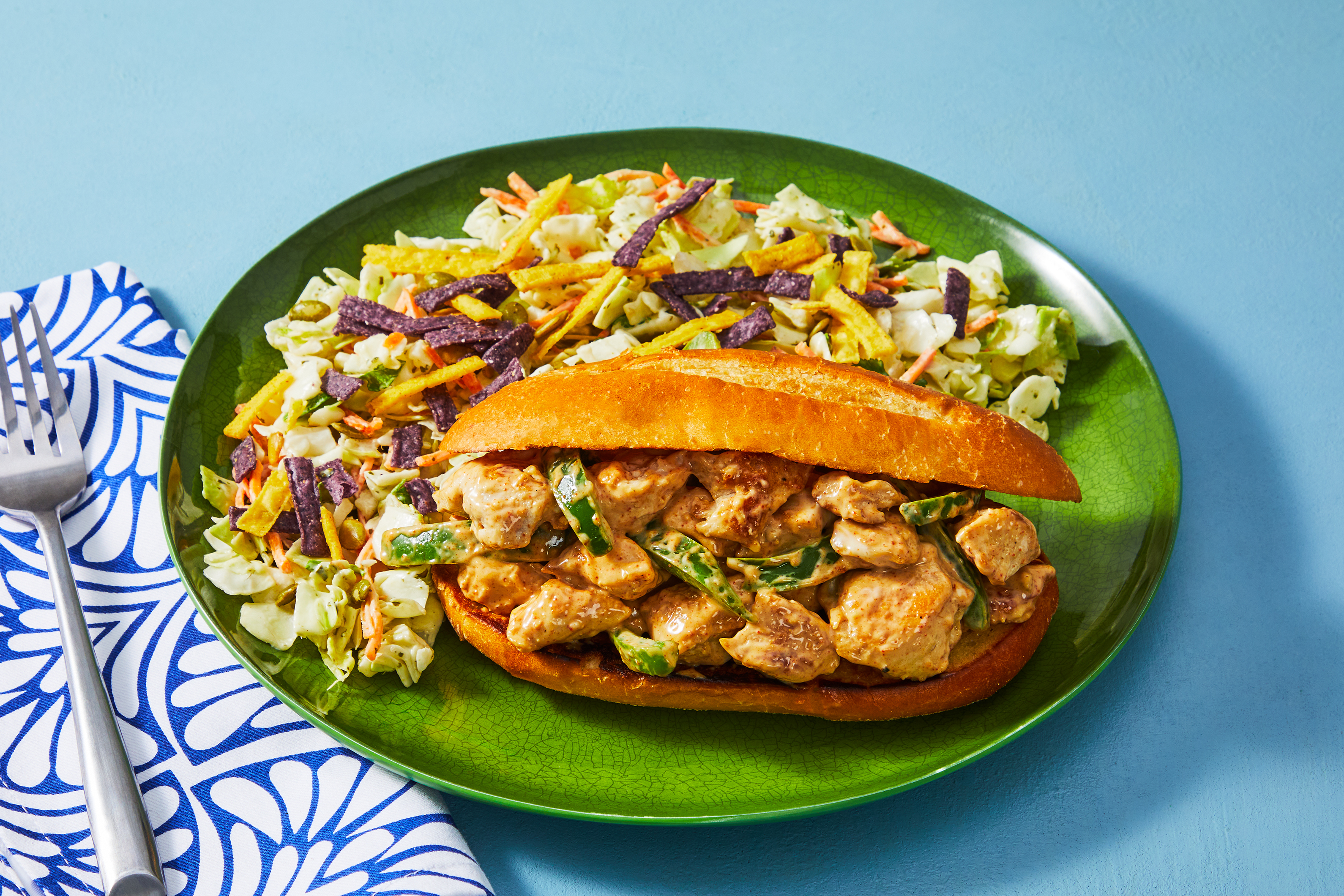 Low-Lift 2x Organic Chicken Cheesesteak Sandos