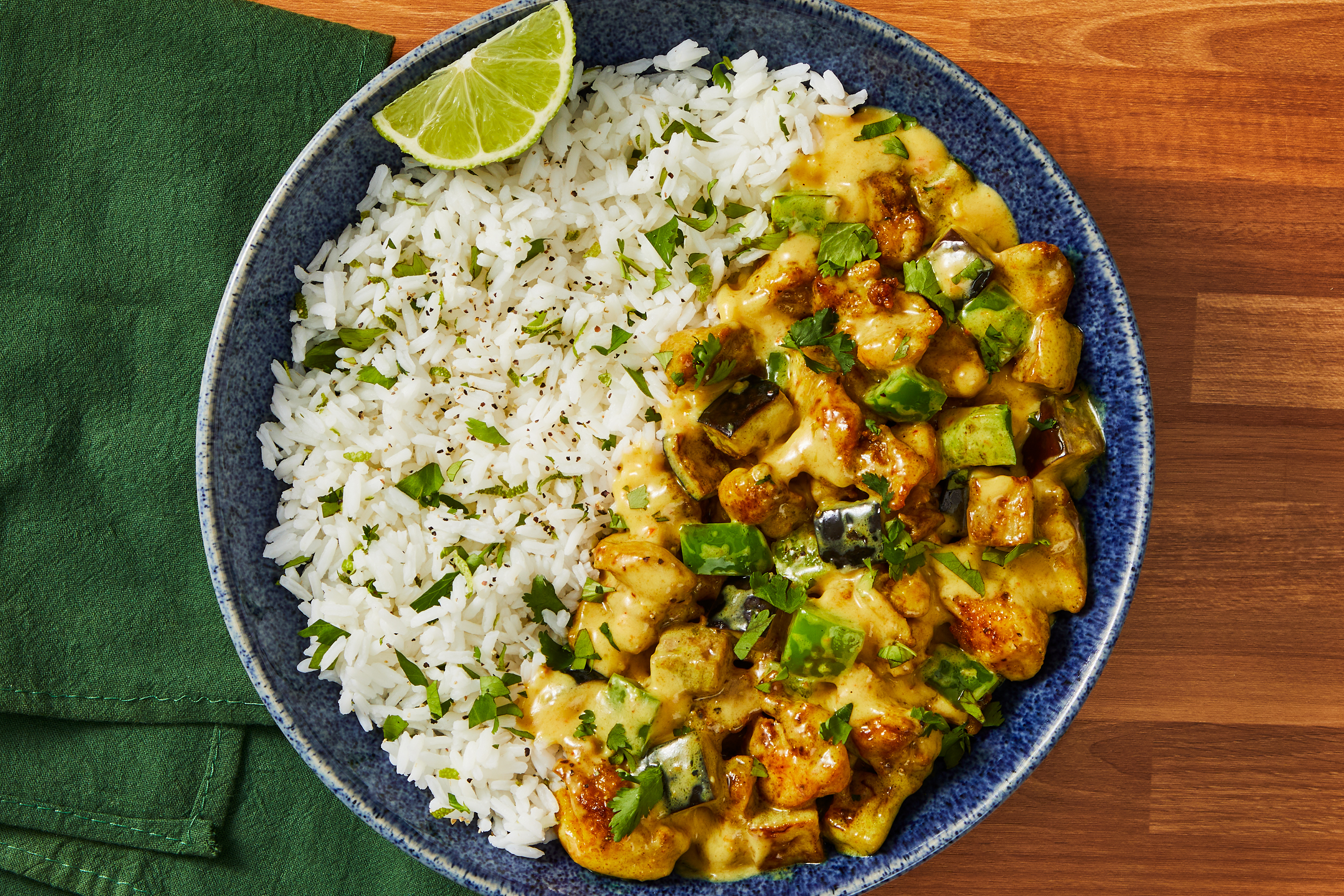 Organic Chicken & Eggplant Coconut Curry