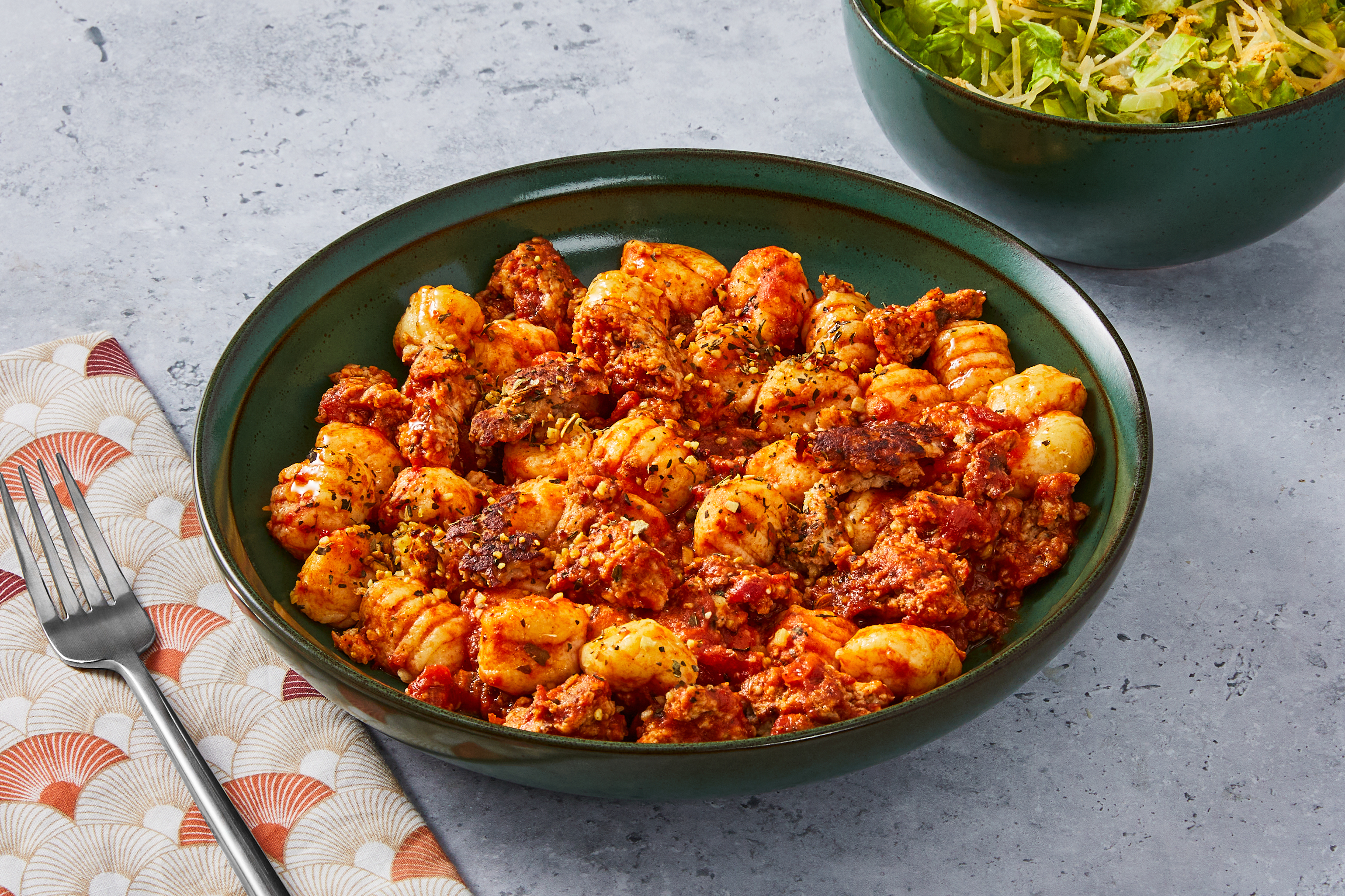 Low-Lift Creamy Italian Chicken Sausage Gnocchi 