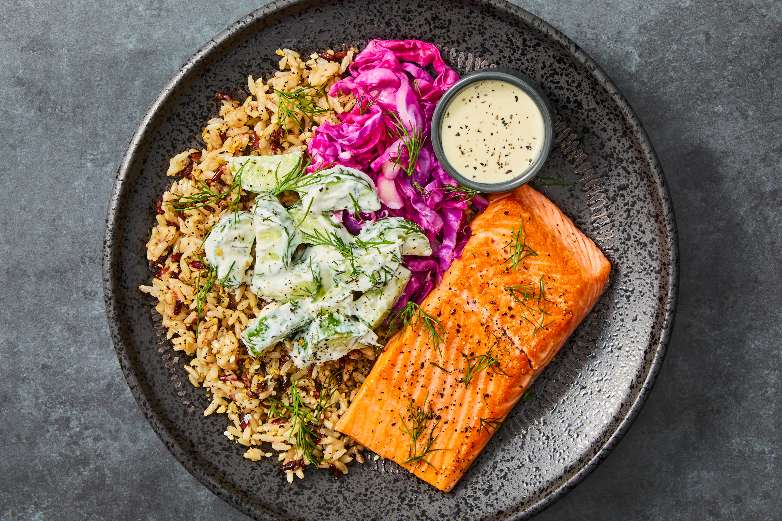 Steelhead Trout & Everything Bagel Grains