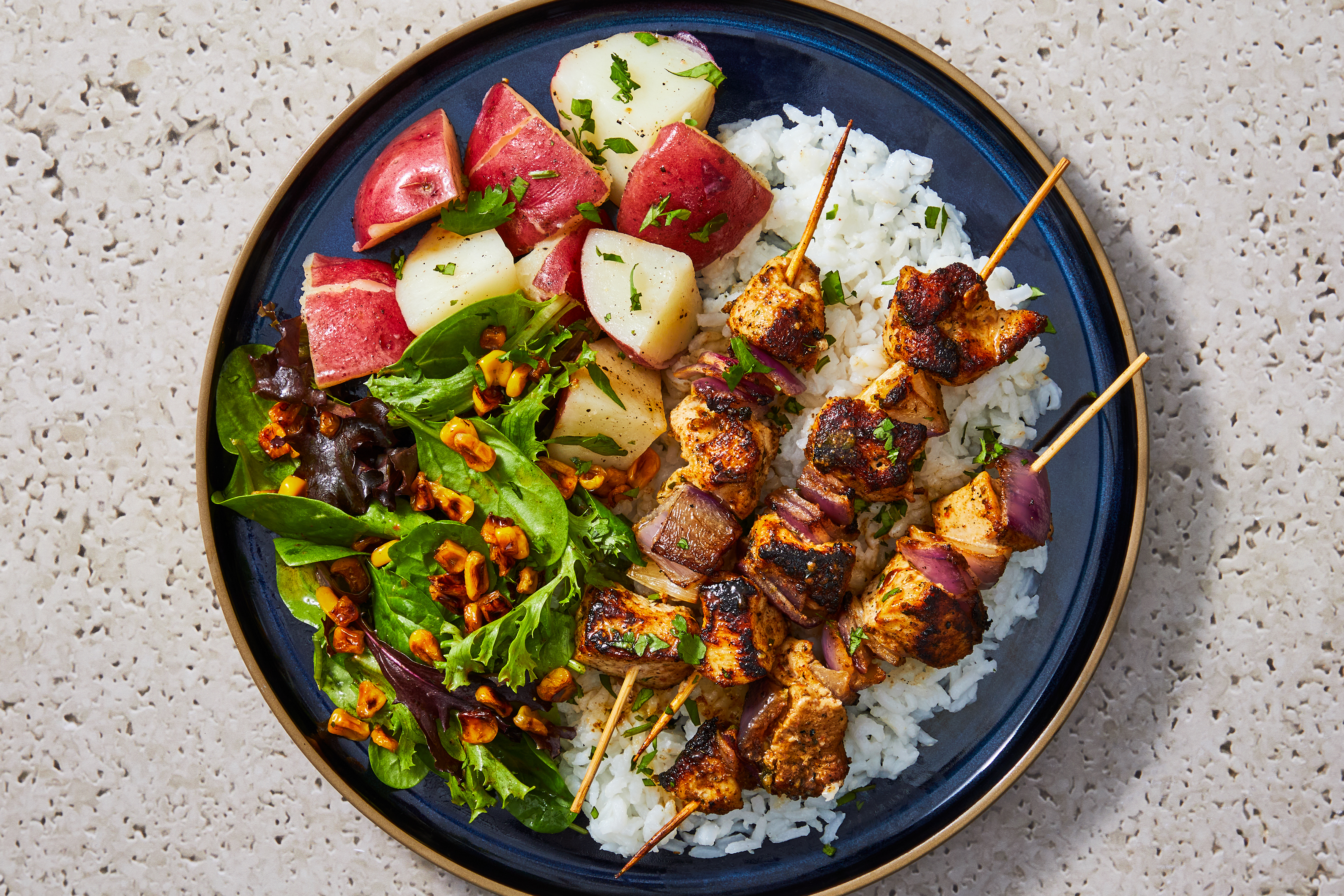 Zesty Ancho Bavette Steak Skewers