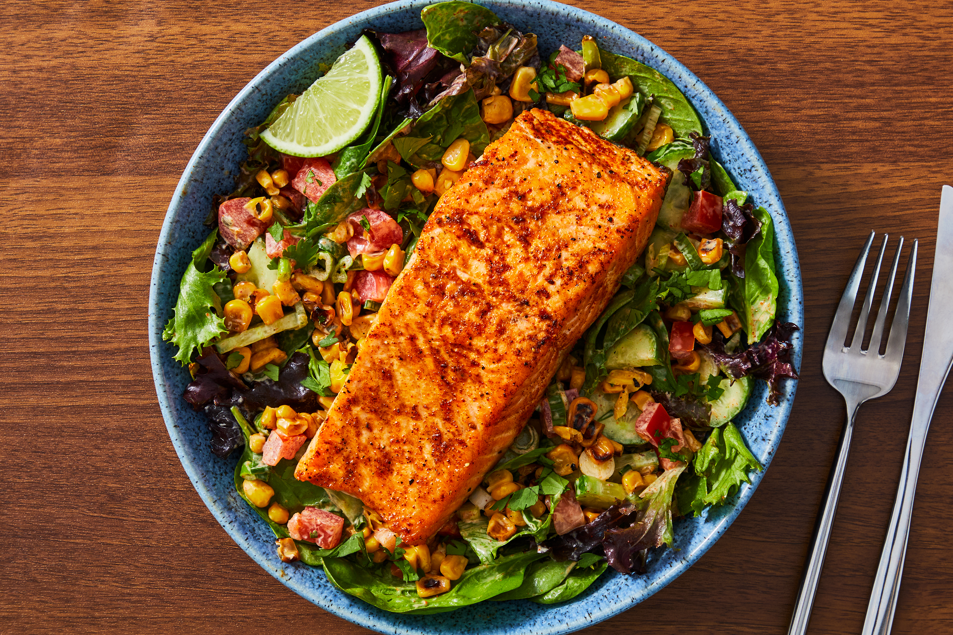 Southwest Salmon Salad