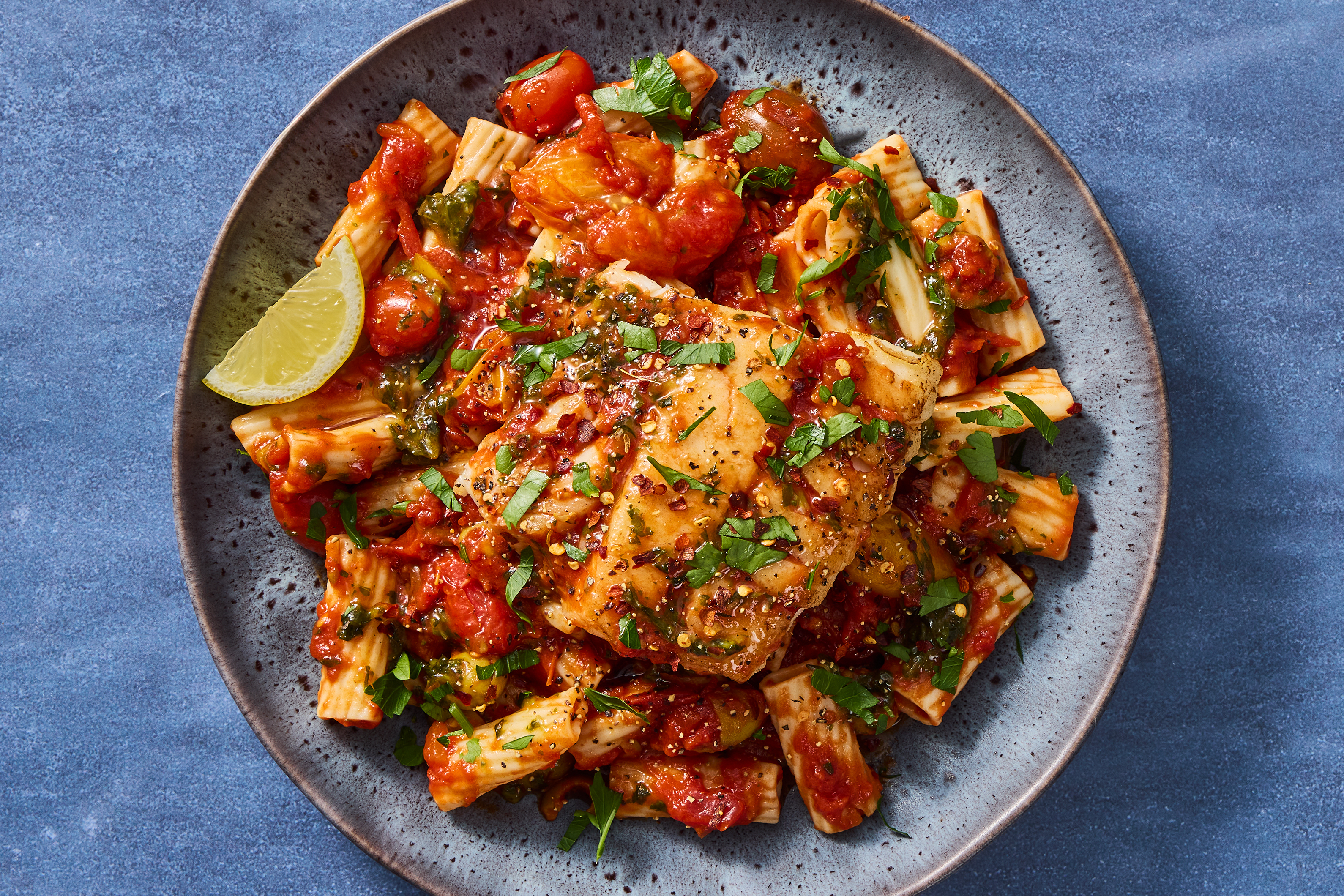 Arrabbiata Poached Cod