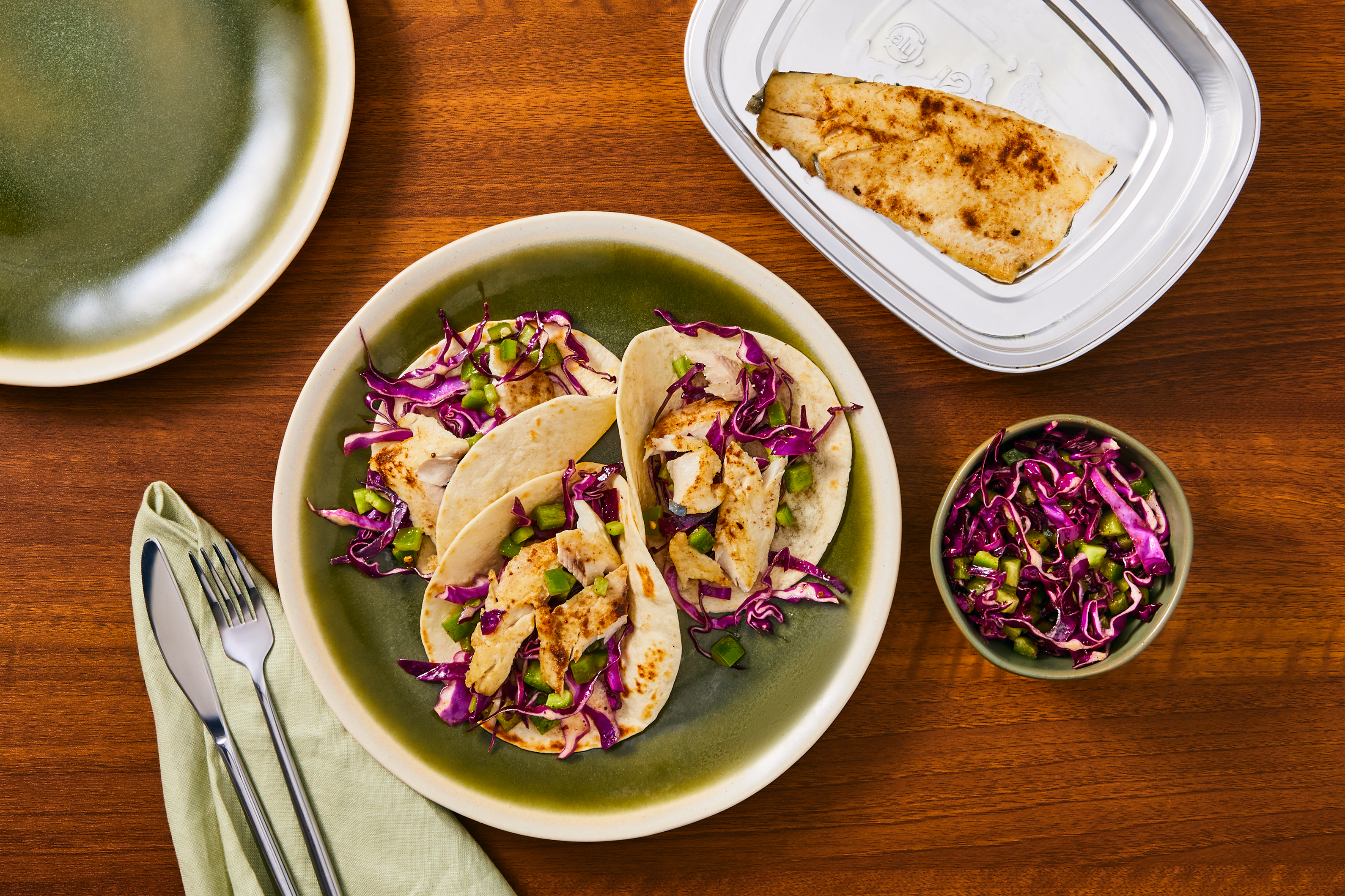 Prep & Bake Turkish Trout Tacos