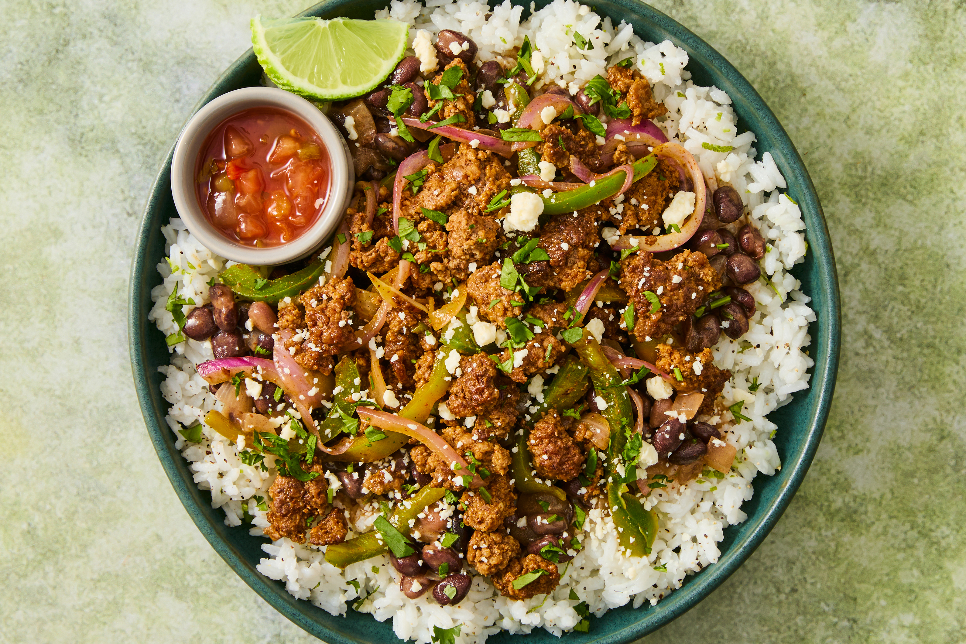 Mexican Shrimp & Black Bean Rice Bowls