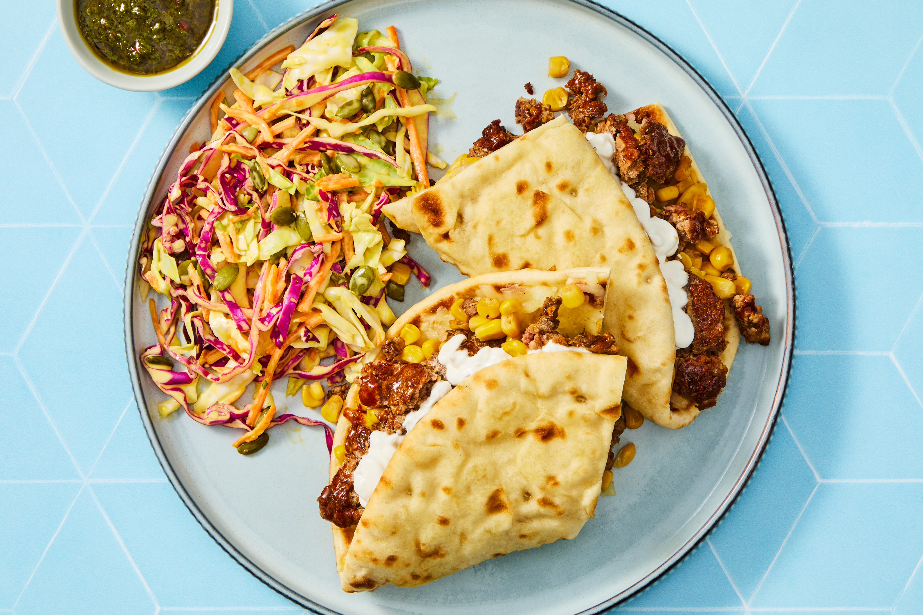 Low-Lift Cheesy Chorizo & Corn Choripán