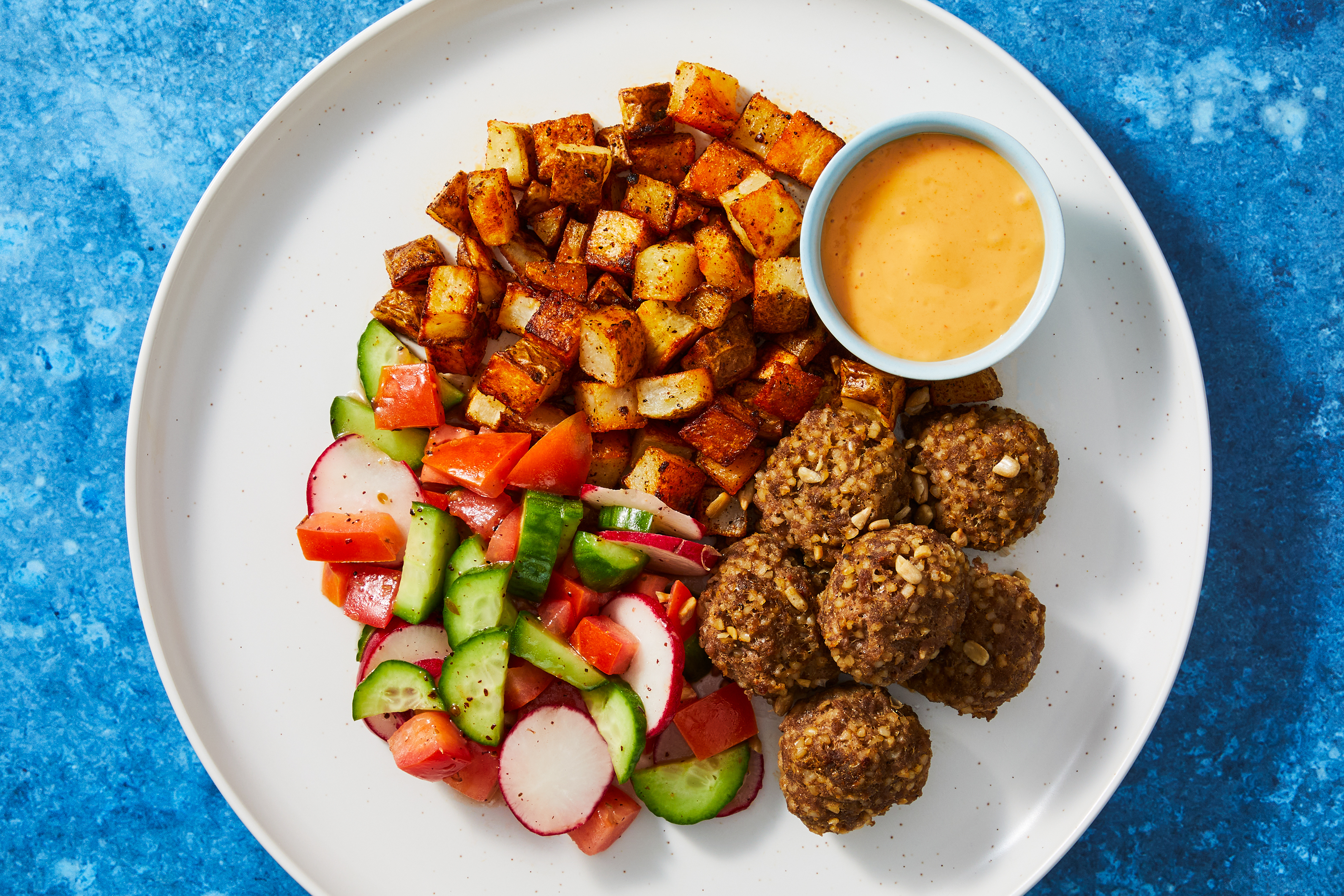 Kibbeh-Inspired Turkey Meatballs