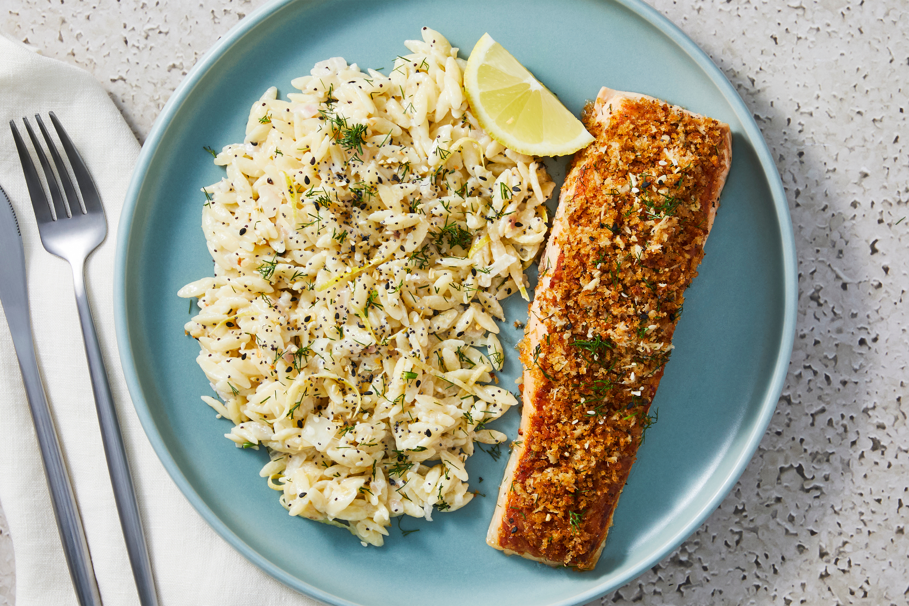 Horseradish-Dill Crusted Steak
