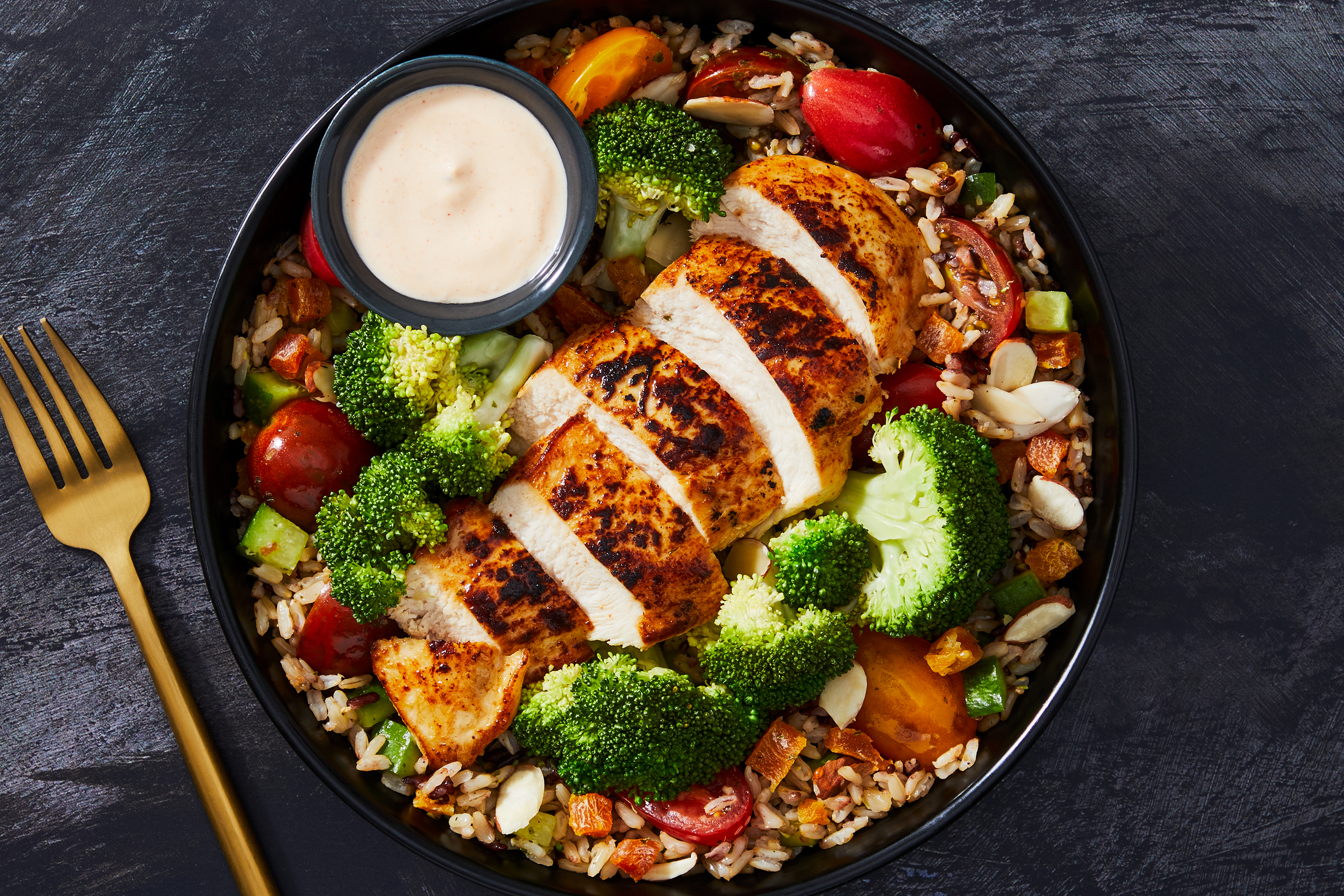 Garlic-Ginger Steak & Broccoli Grain Bowls
