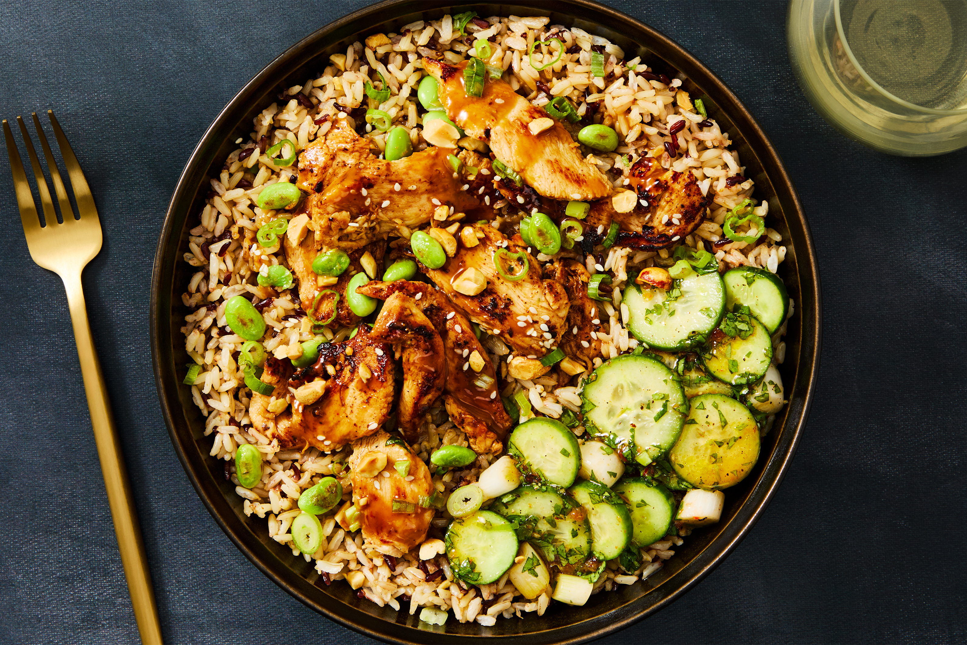 Thai-Inspired Steak Satay Grain Bowls