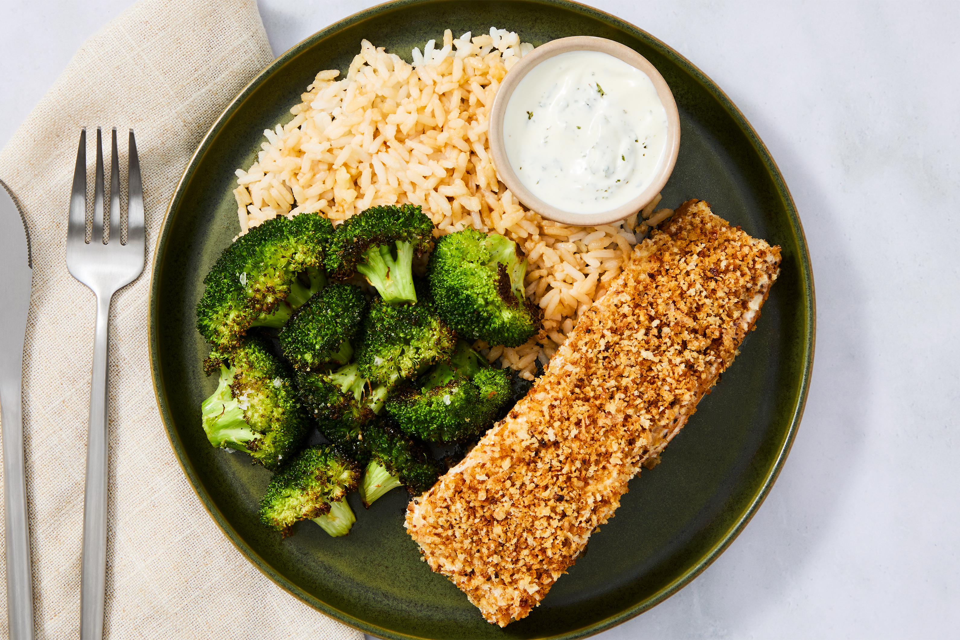 Air Fryer Sour Cream & Onion Salmon