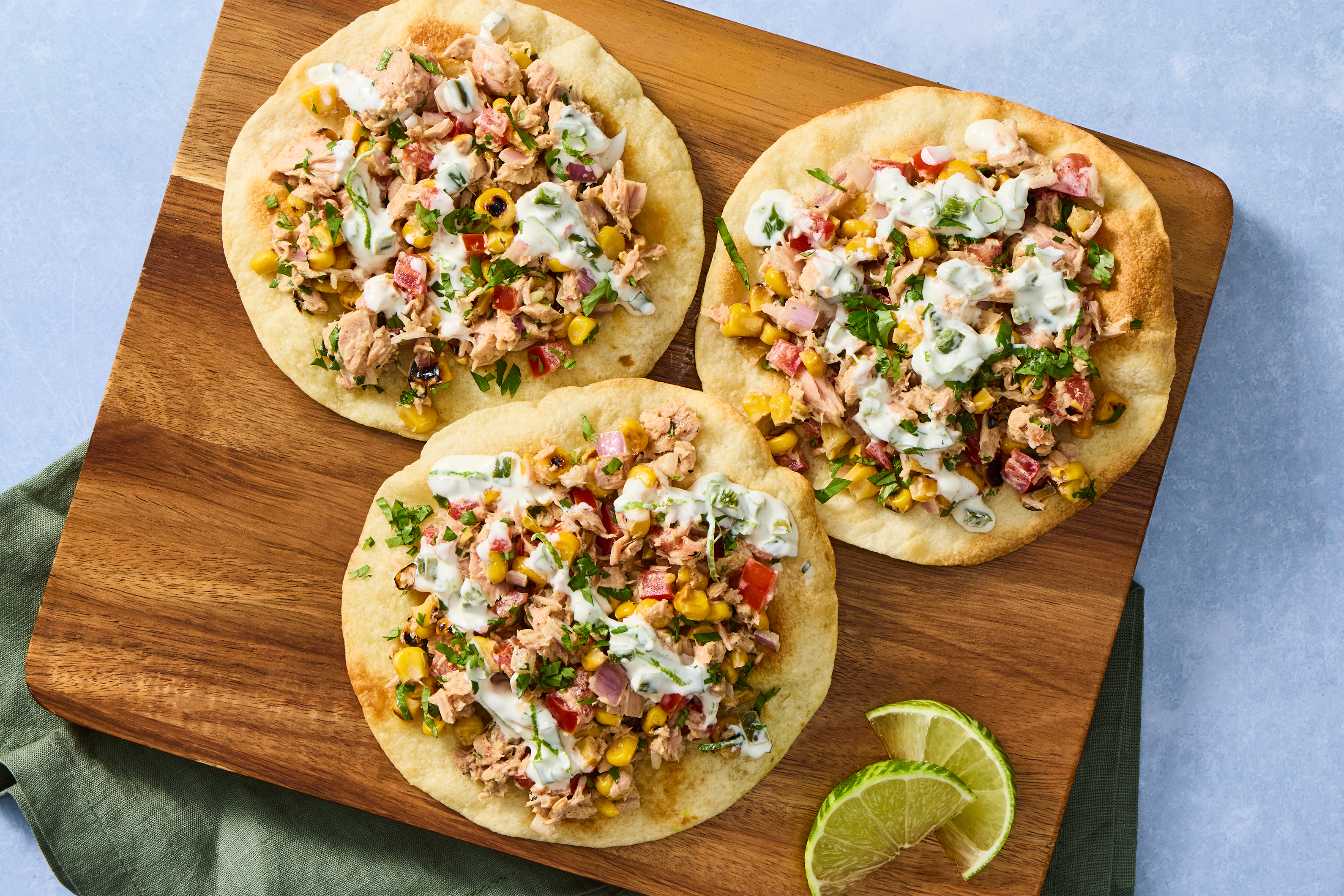 Tostadas with Mexican-Style 2x Tuna Salad