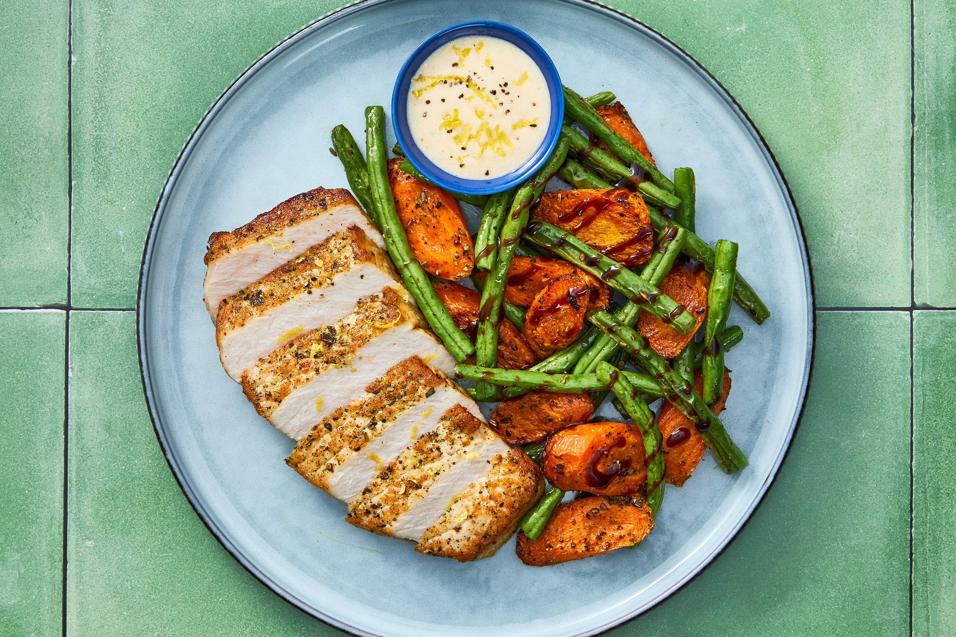 Creamy Lemon-Herb Steak
