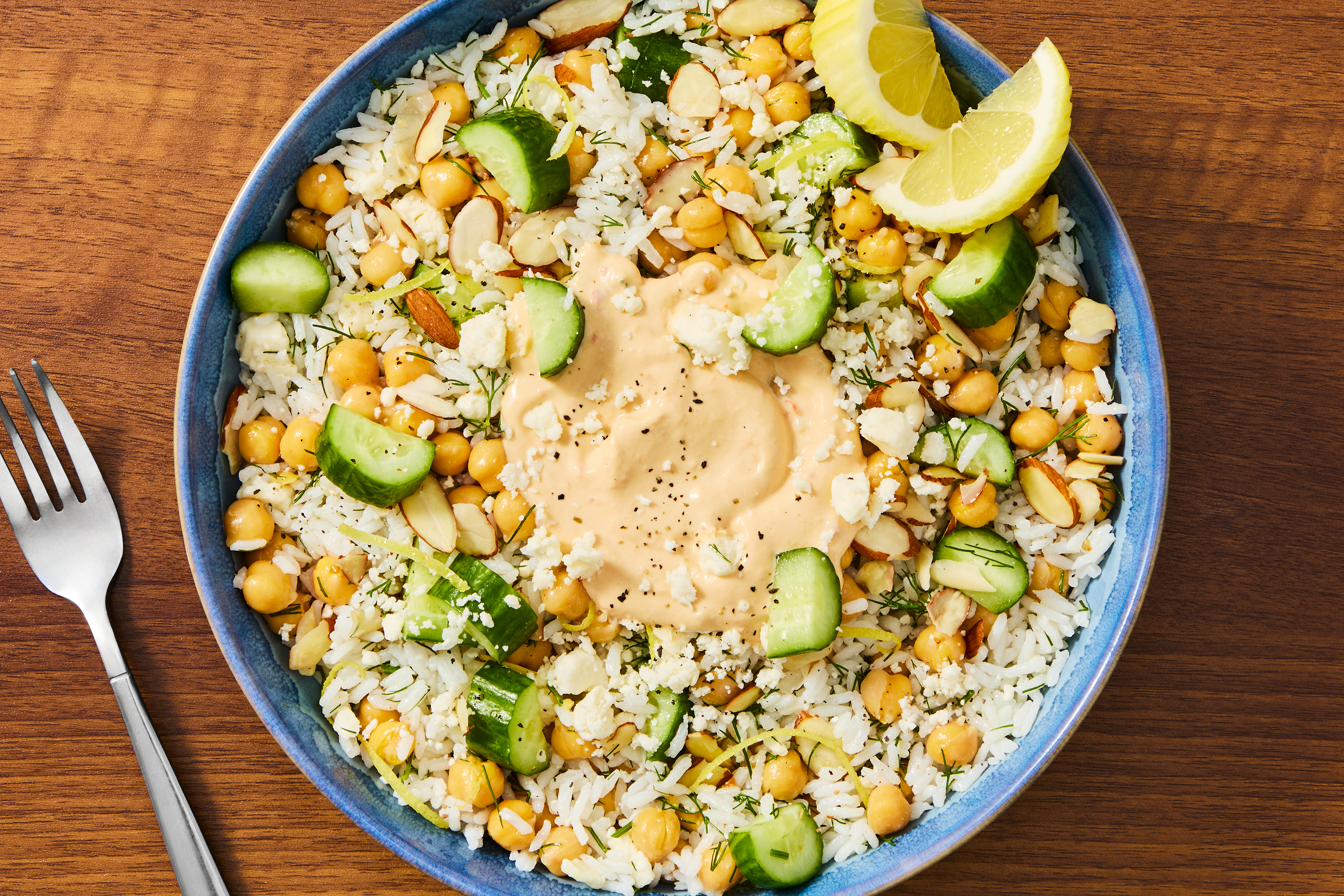 Dilly Chickpea & Cucumber Rice Bowls