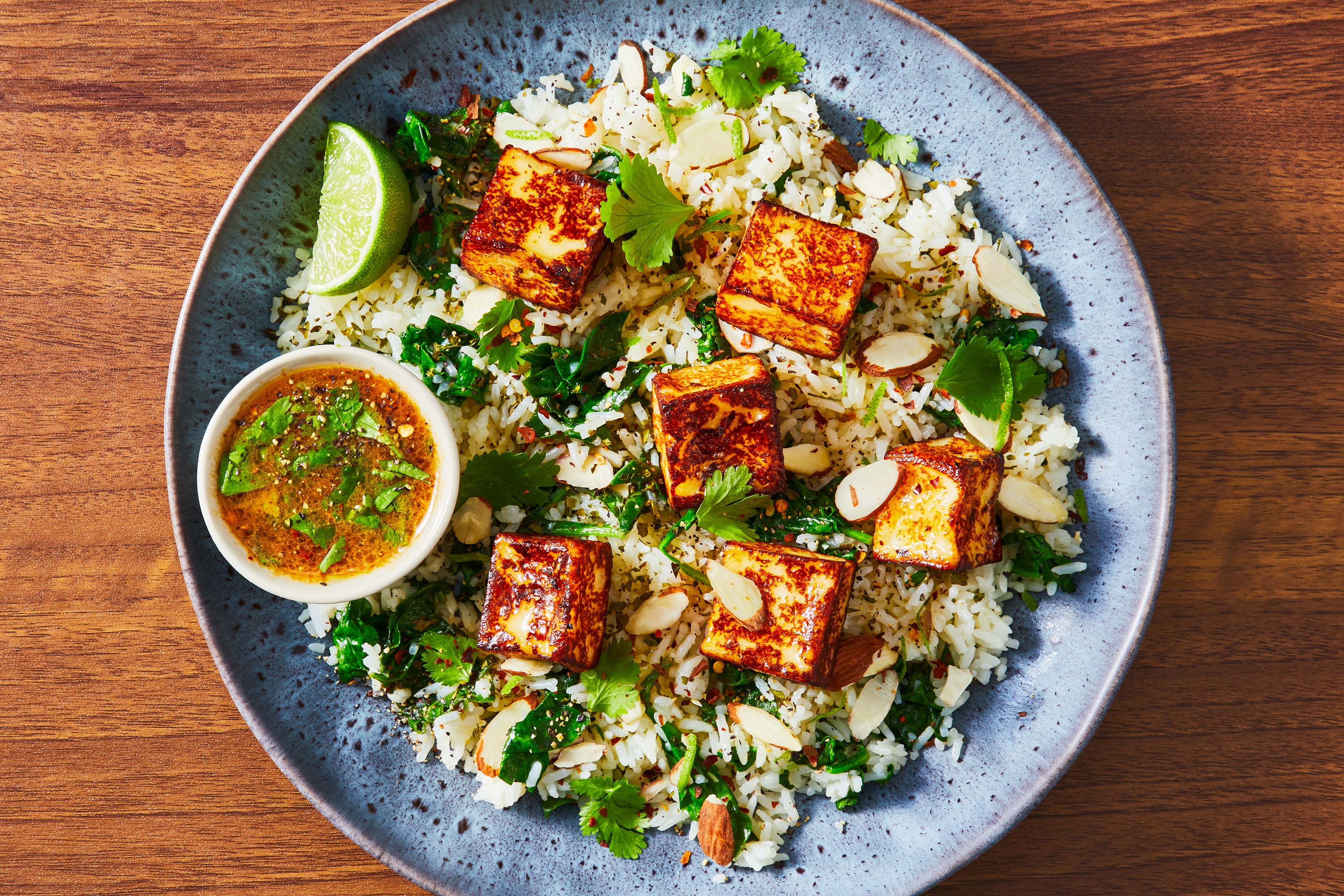 Sweet & Spicy Seared Halloumi