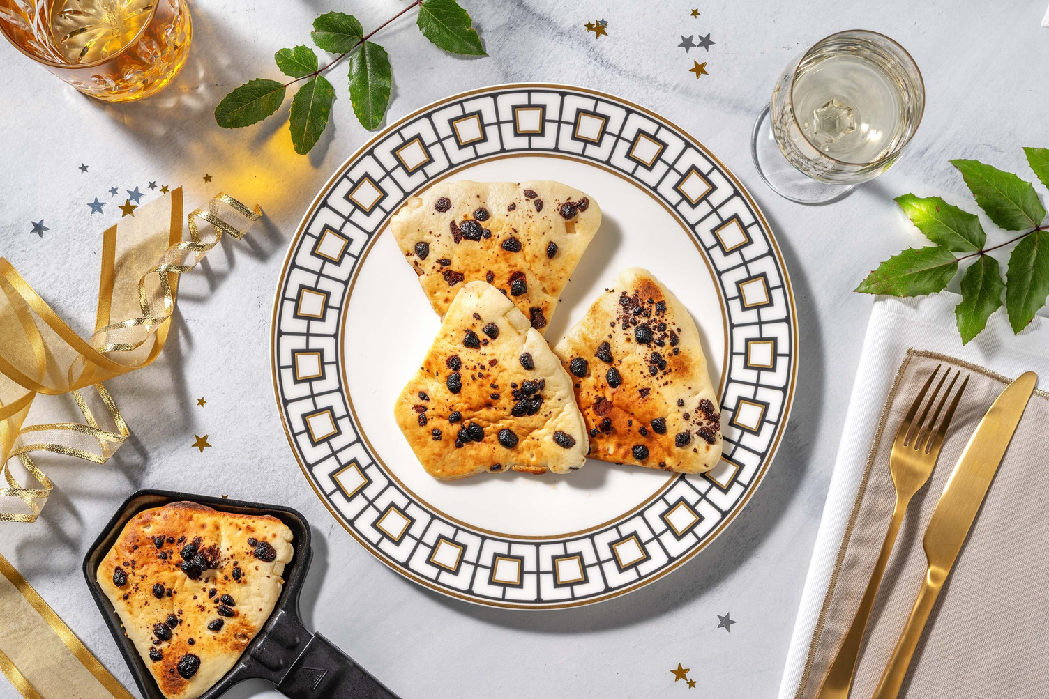 Chocolade-peer pannenkoeken 