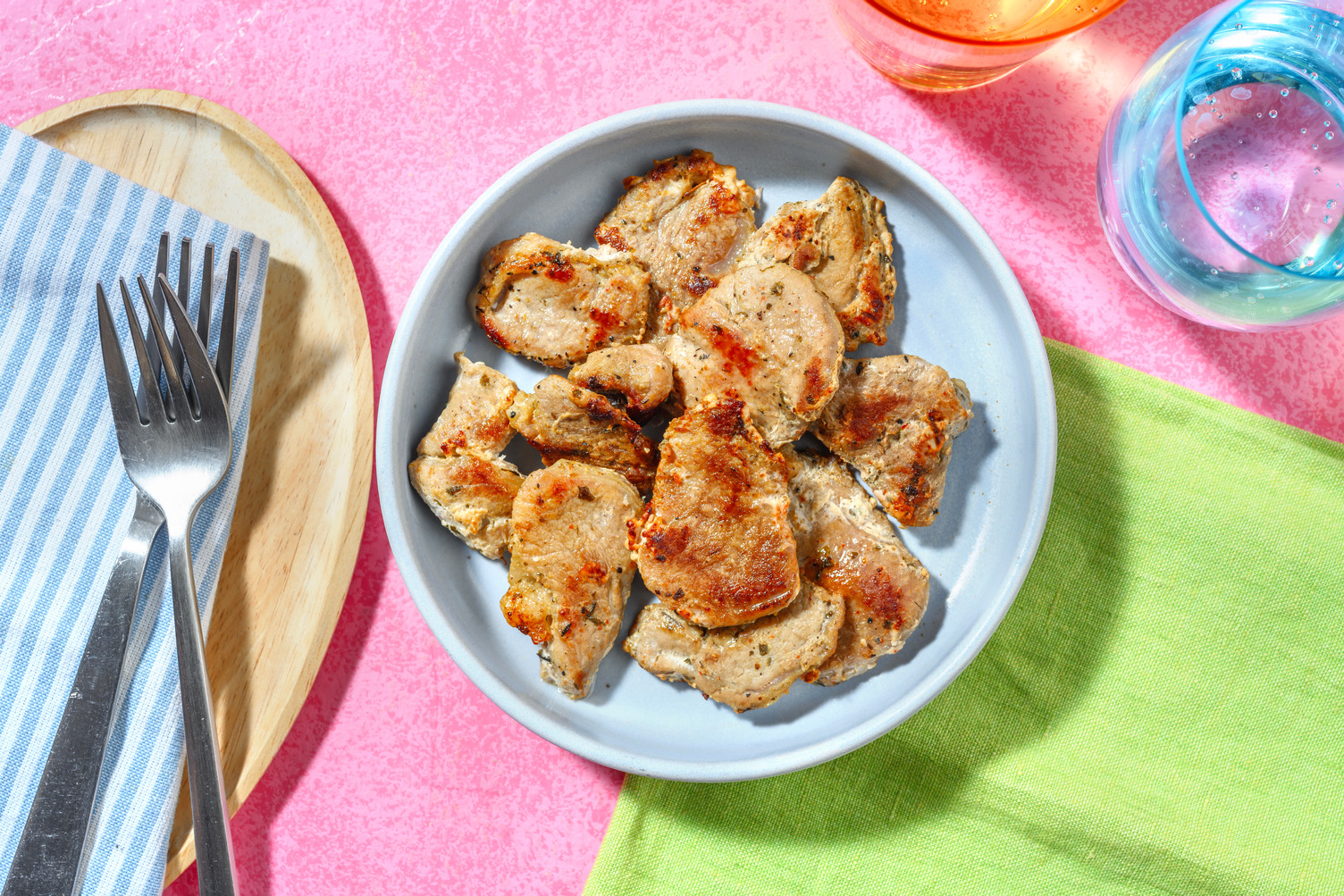 Organic marinated Pork