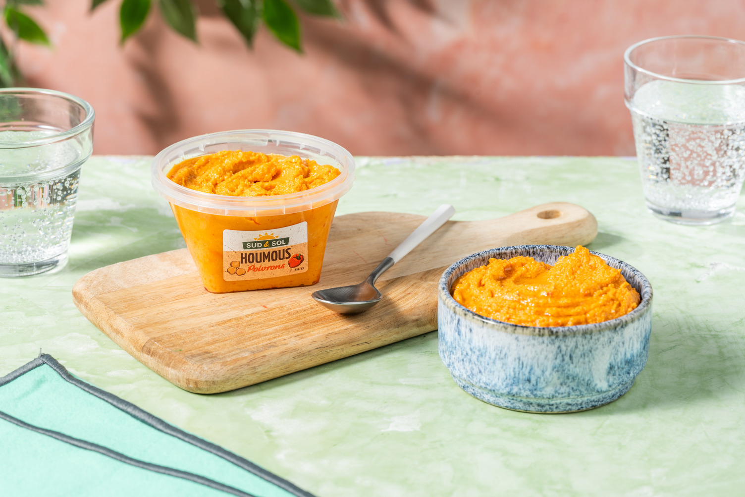 Houmous aux poivrons en extra 