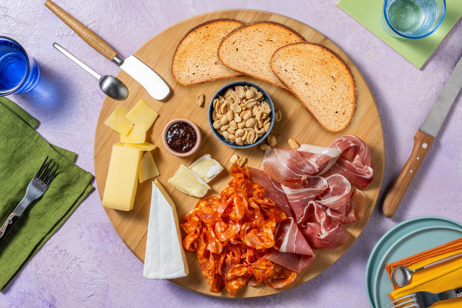 Planche apéro basque