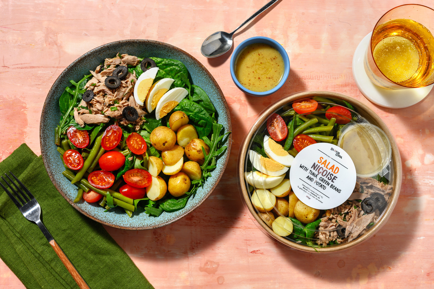 Salade niçoise met tonijn